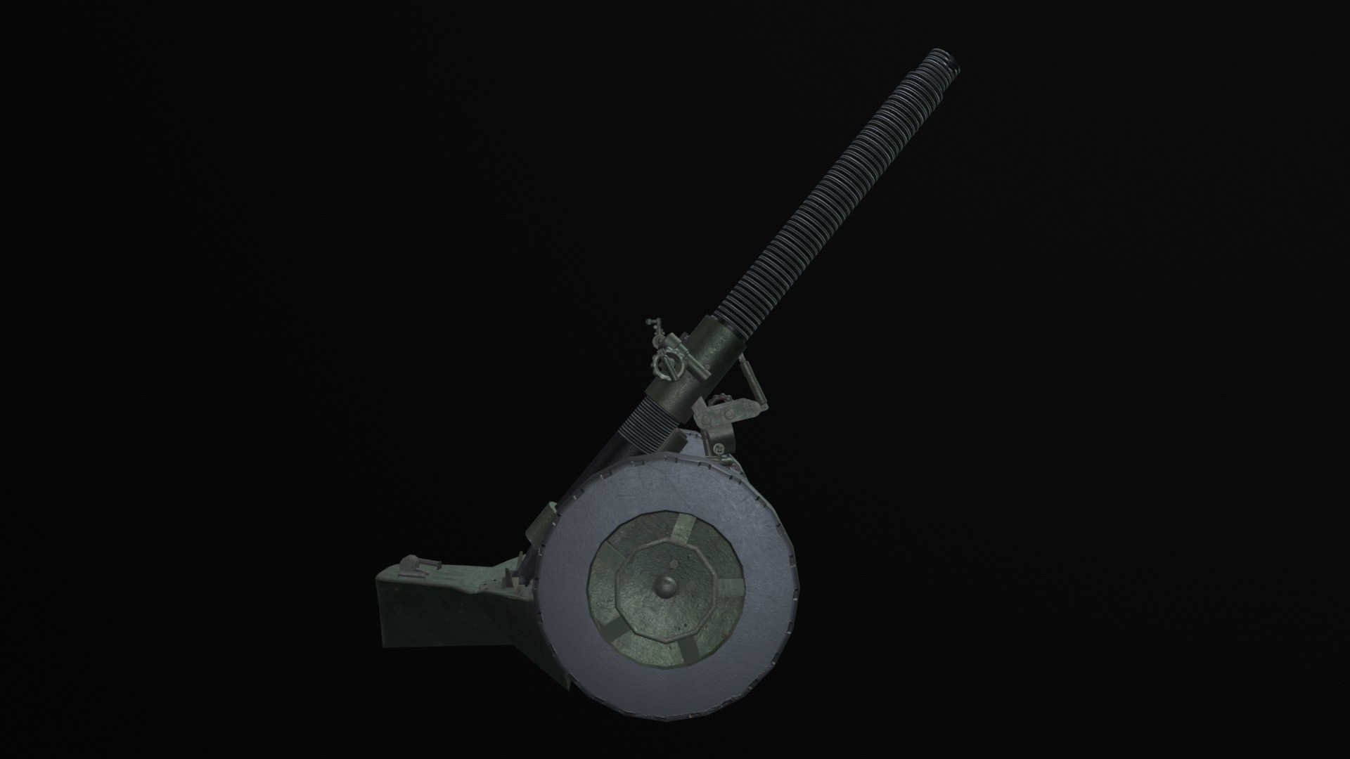 Asset - Army - MO 120RT 61 Mortar - 3D MODEL Low-poly Low-poly 3D model_8