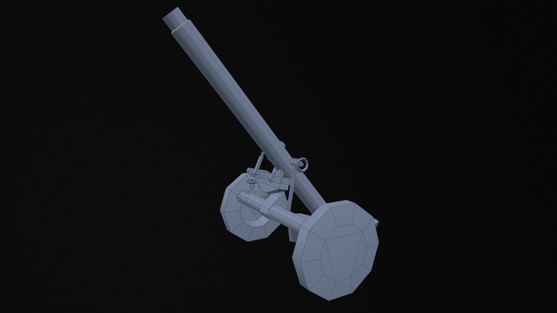 Asset - Army - MO 120RT 61 Mortar - 3D MODEL Low-poly Low-poly 3D model_41