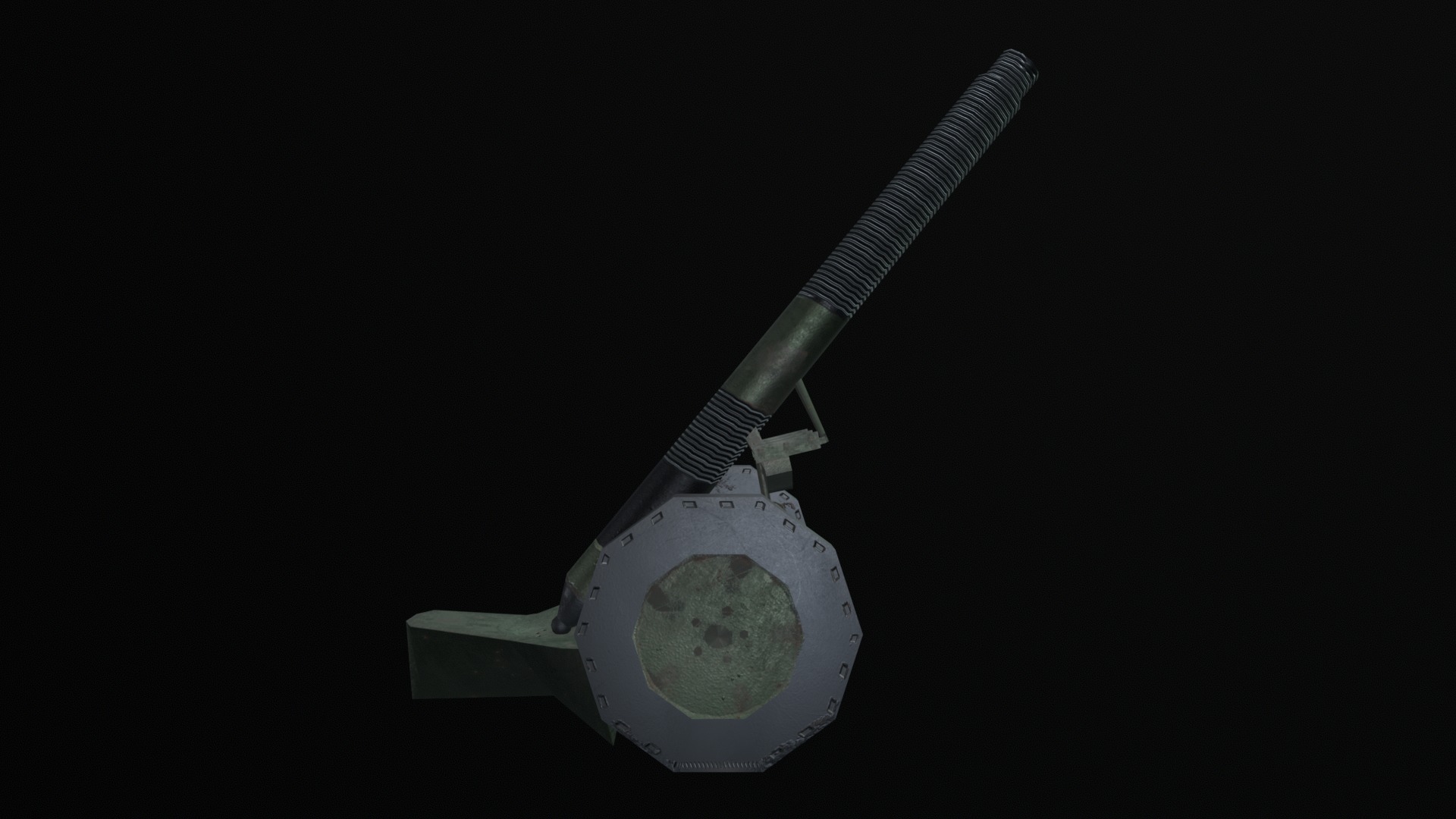 Asset - Army - MO 120RT 61 Mortar - 3D MODEL Low-poly Low-poly 3D model_48