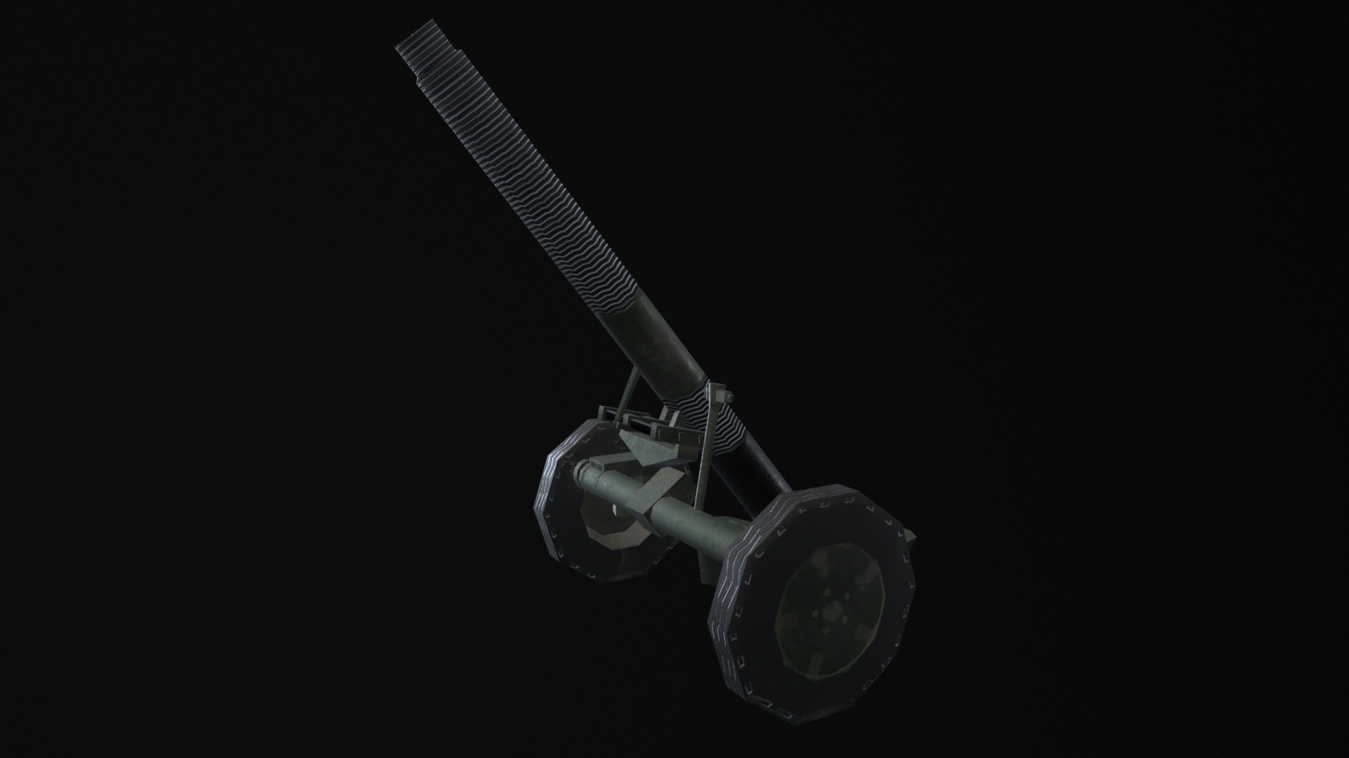 Asset - Army - MO 120RT 61 Mortar - 3D MODEL Low-poly Low-poly 3D model_46