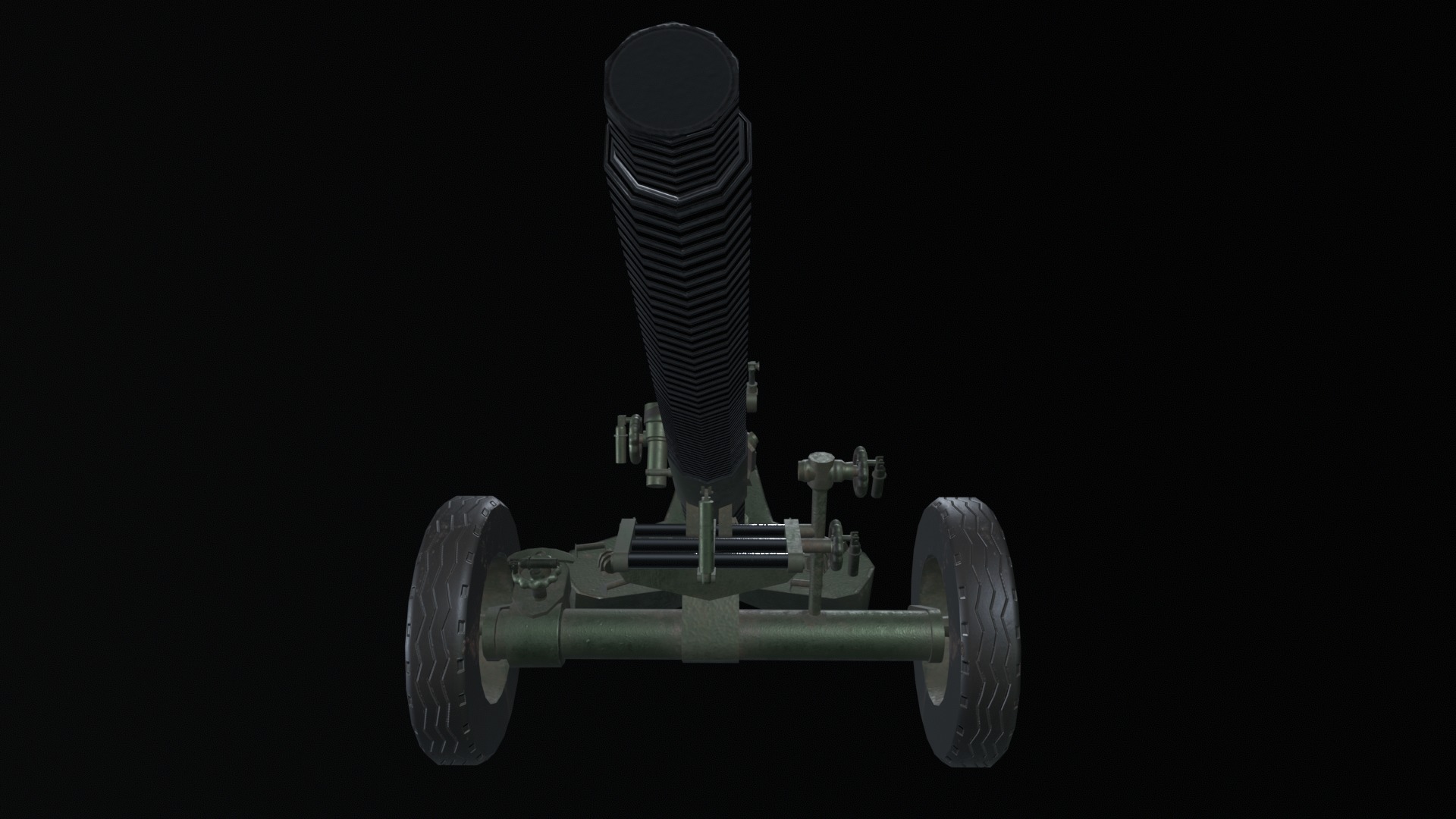 Asset - Army - MO 120RT 61 Mortar - 3D MODEL Low-poly Low-poly 3D model_17