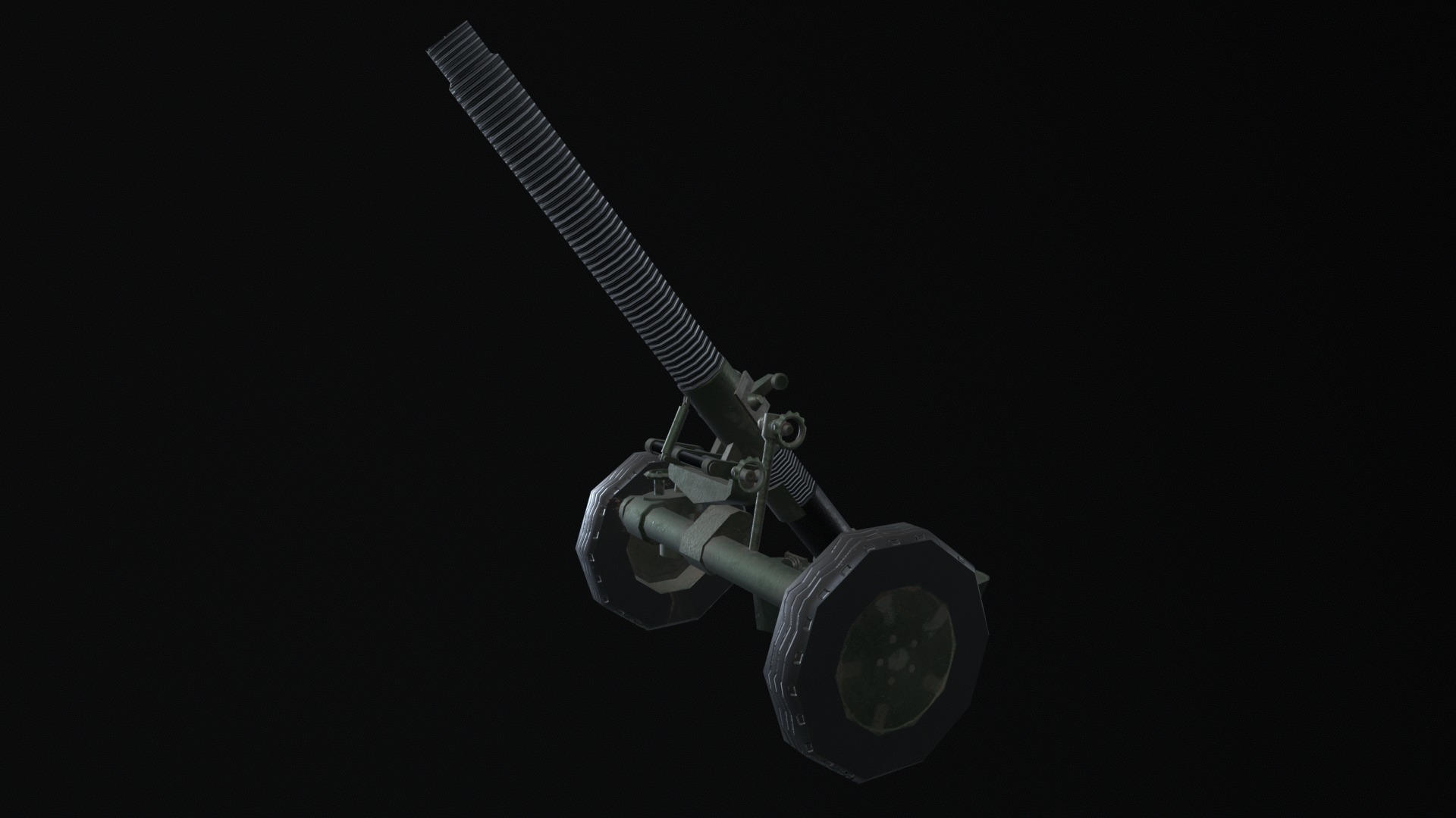 Asset - Army - MO 120RT 61 Mortar - 3D MODEL Low-poly Low-poly 3D model_26