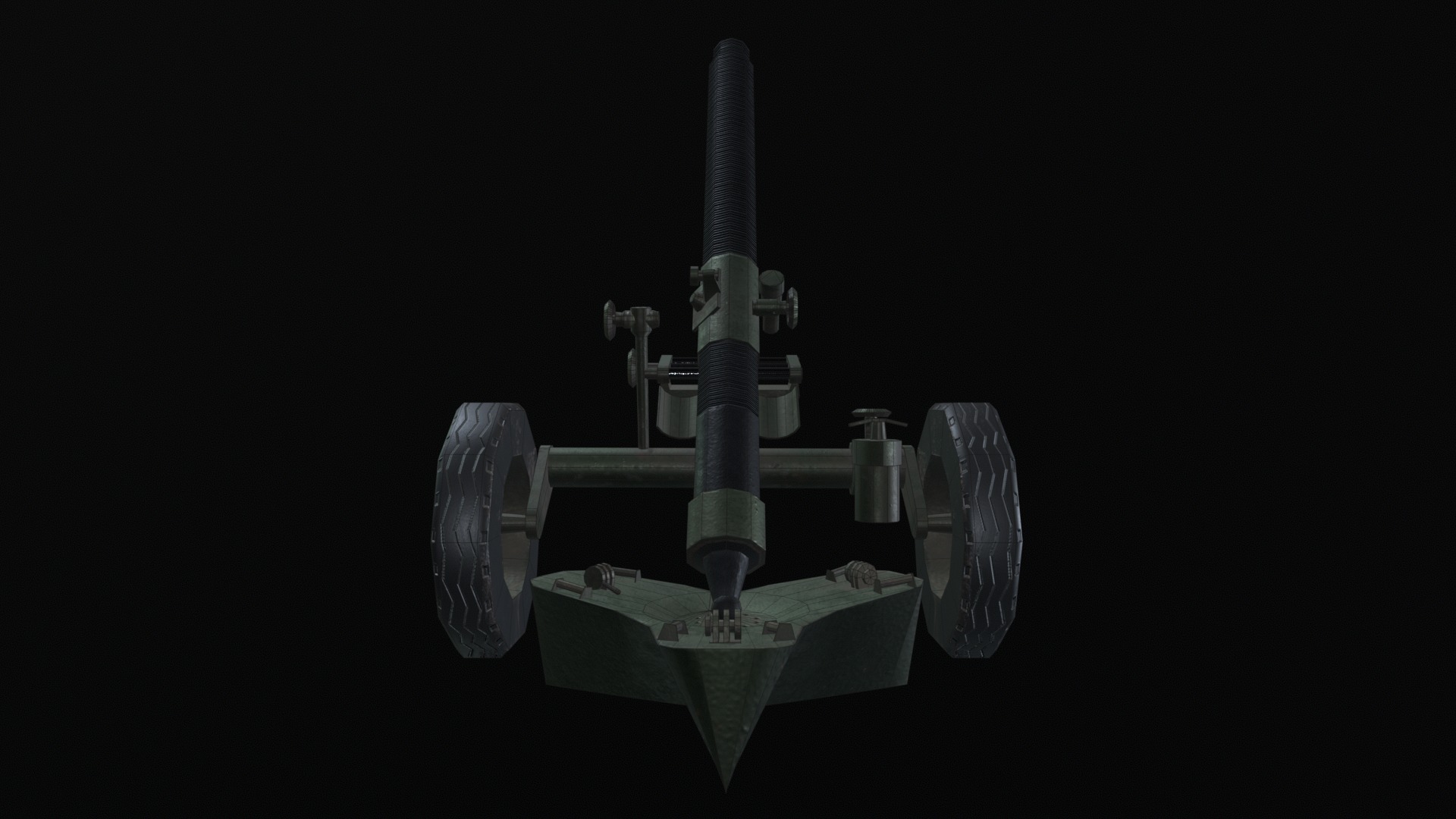 Asset - Army - MO 120RT 61 Mortar - 3D MODEL Low-poly Low-poly 3D model_29
