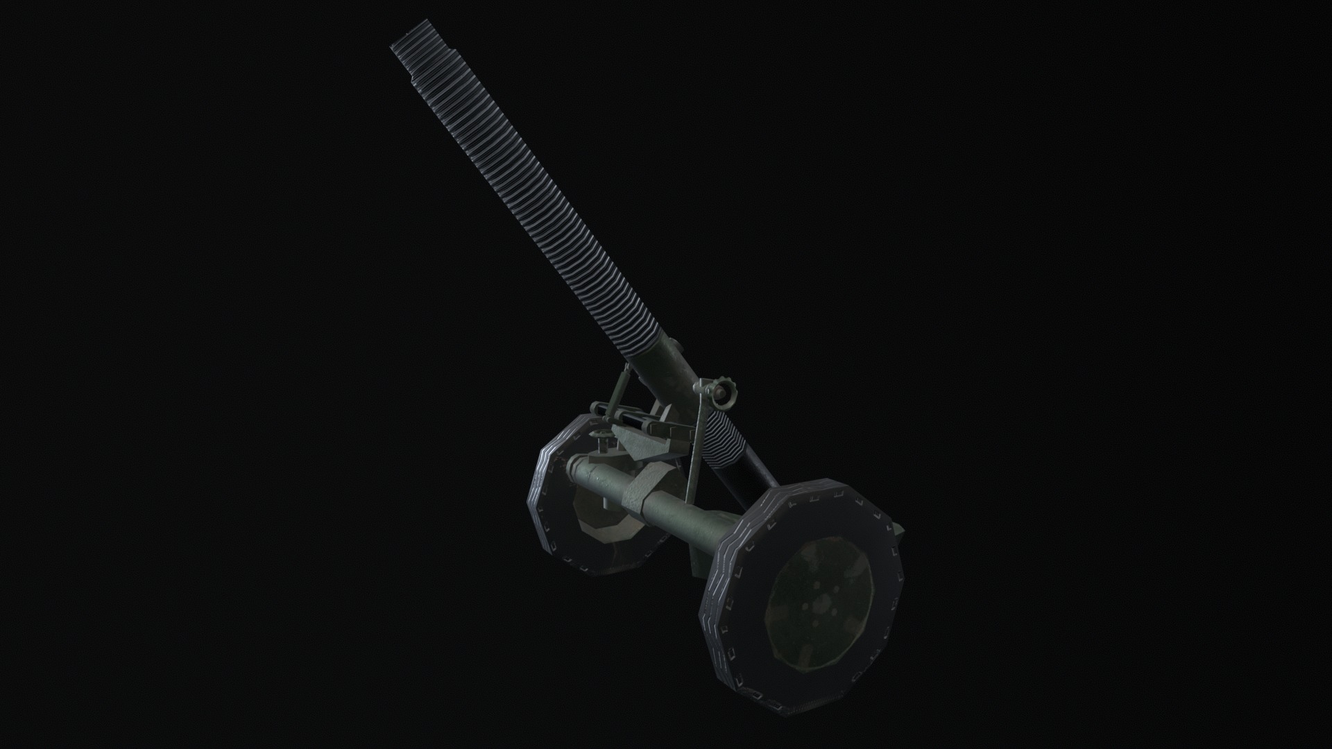 Asset - Army - MO 120RT 61 Mortar - 3D MODEL Low-poly Low-poly 3D model_36