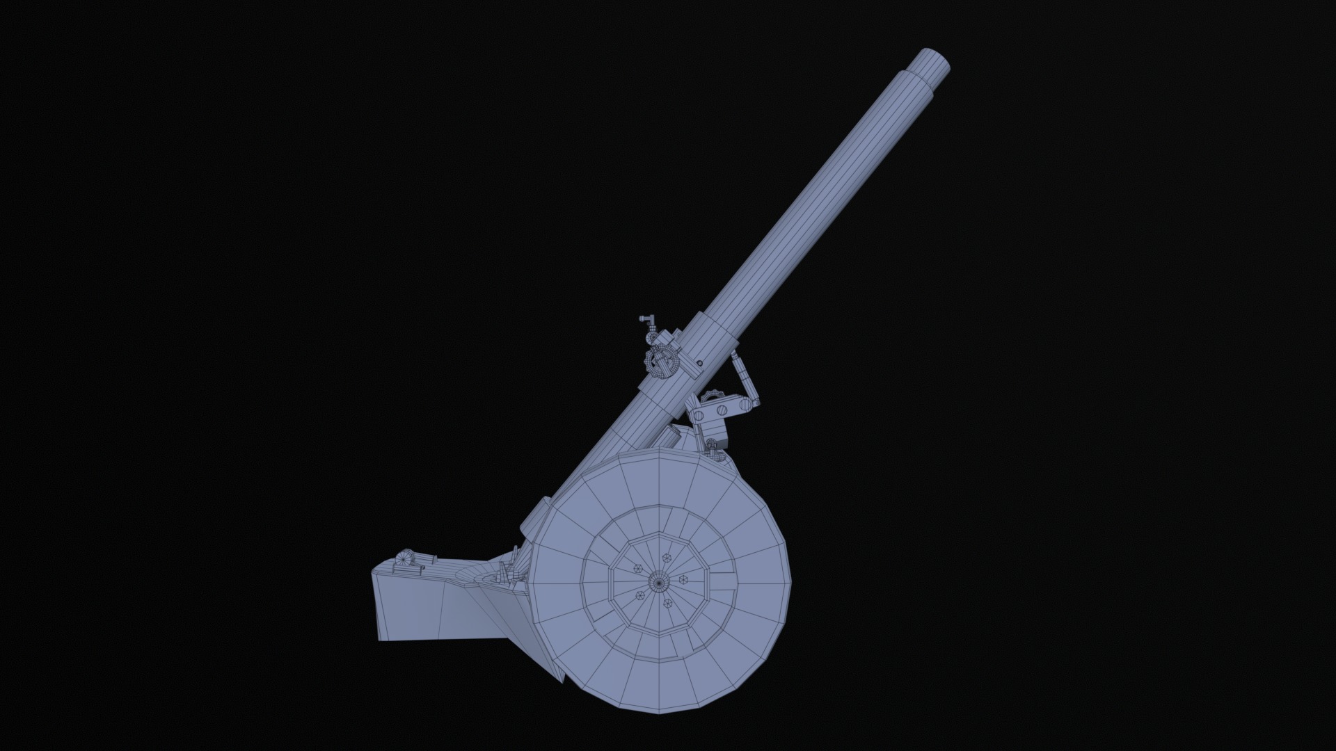 Asset - Army - MO 120RT 61 Mortar - 3D MODEL Low-poly Low-poly 3D model_13