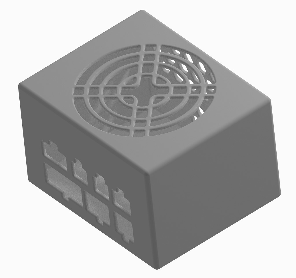Desktop Power Supply Enclosure 3D print model_2
