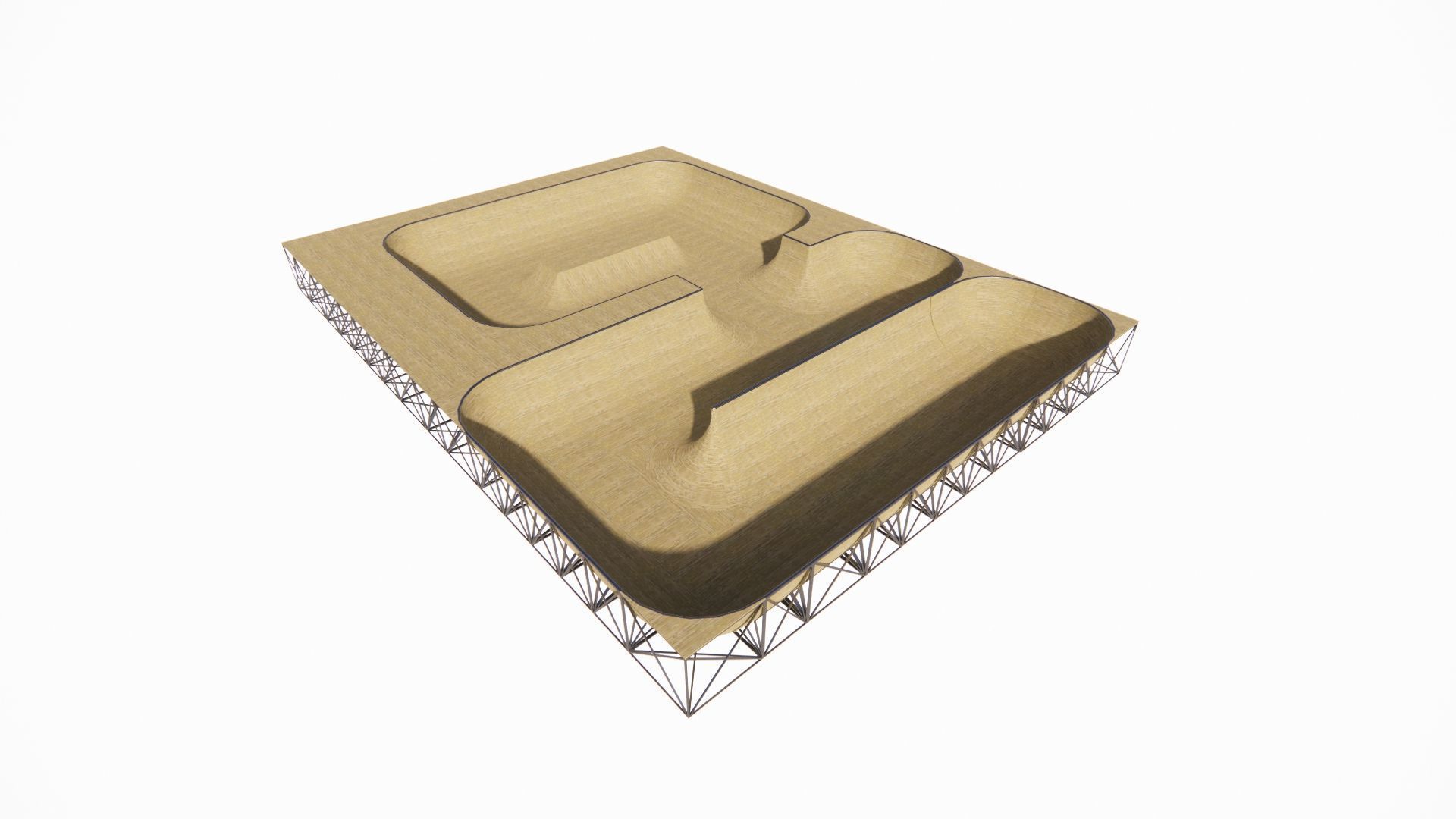 Skatepark-Skate Park PACK 3D model_13