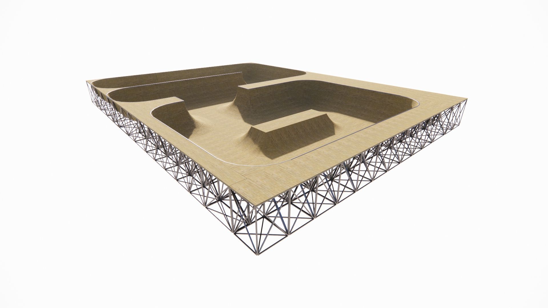 Skatepark-Skate Park PACK 3D model_9