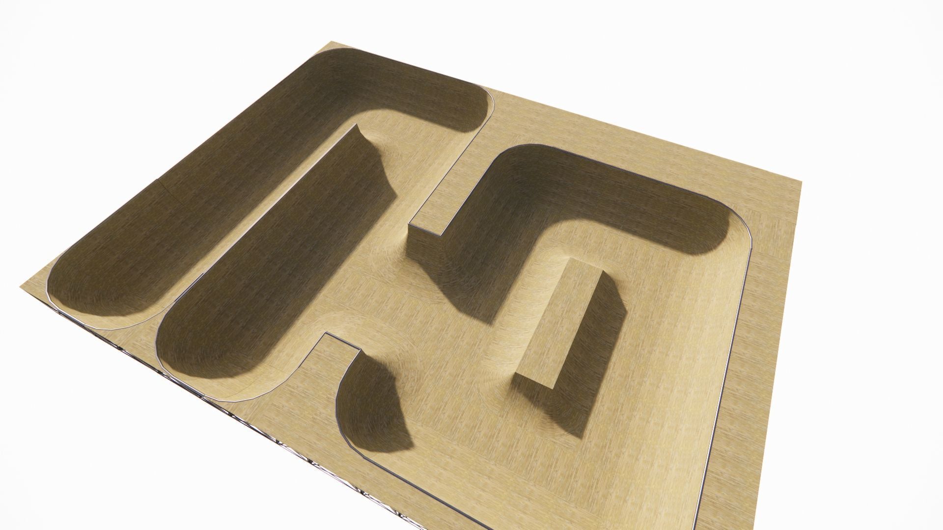 Skatepark-Skate Park PACK 3D model_8
