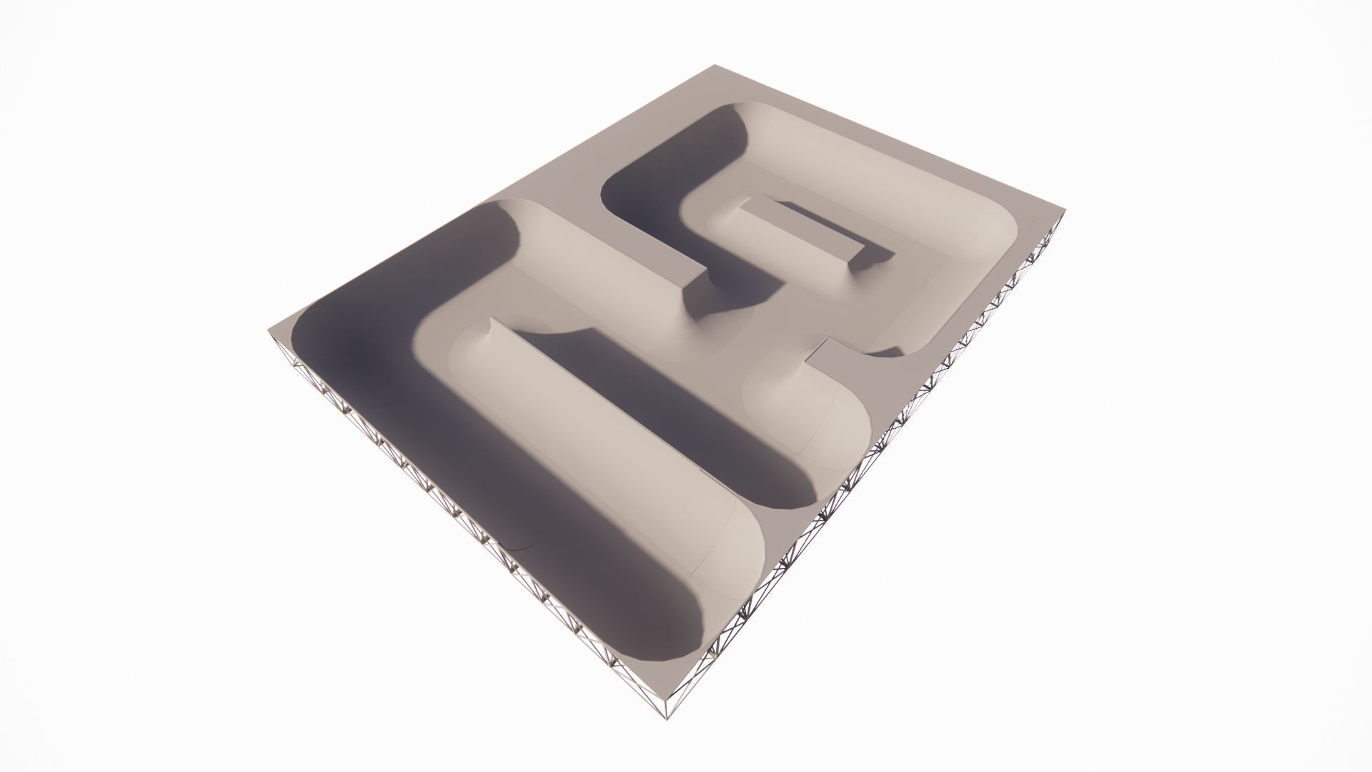 Skatepark-Skate Park PACK 3D model_10