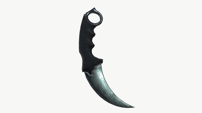 karambit blade 3D model