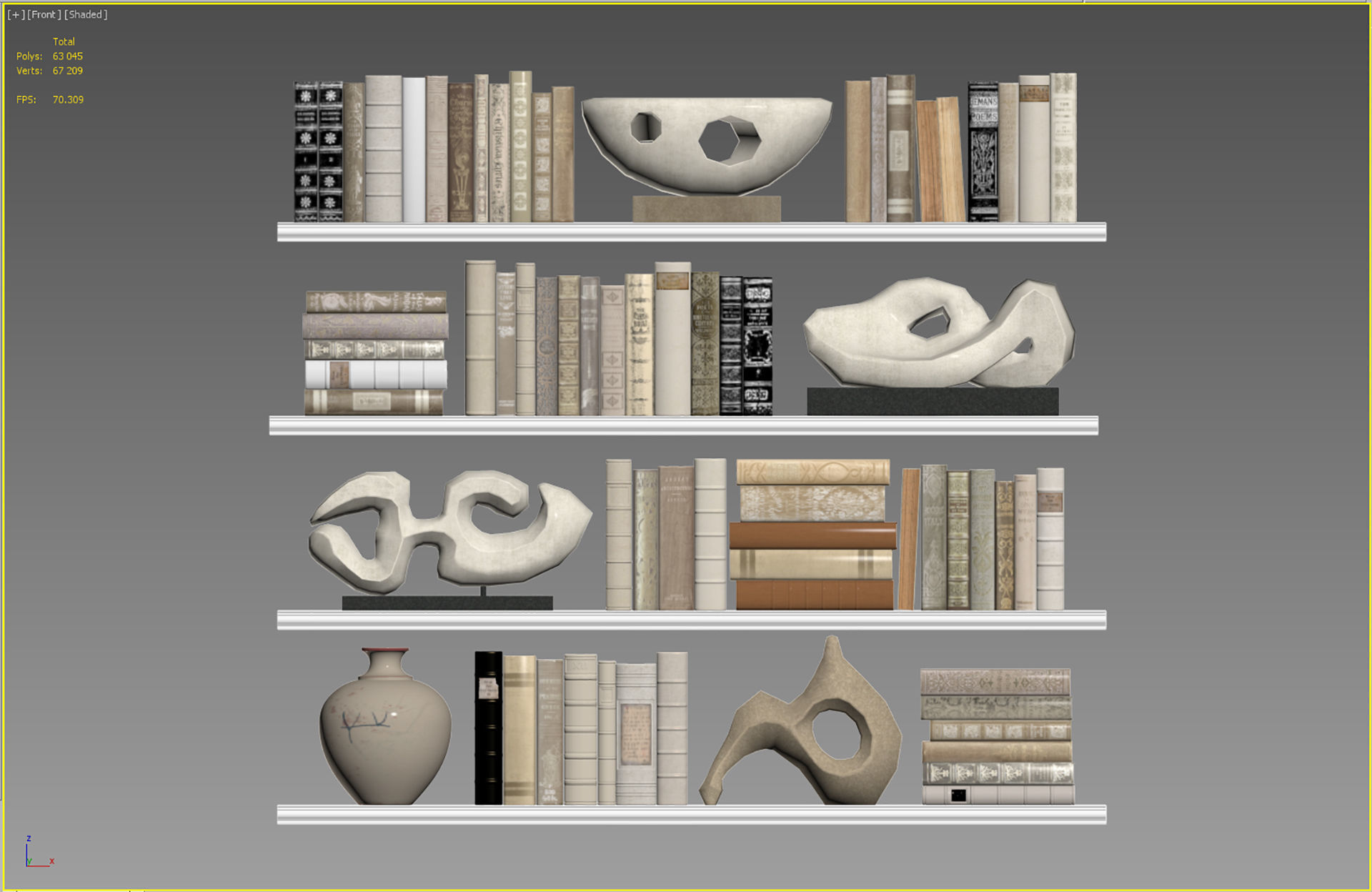Decor Set 233 3D model_5