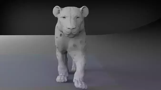 Tiger model 3d  3D print model