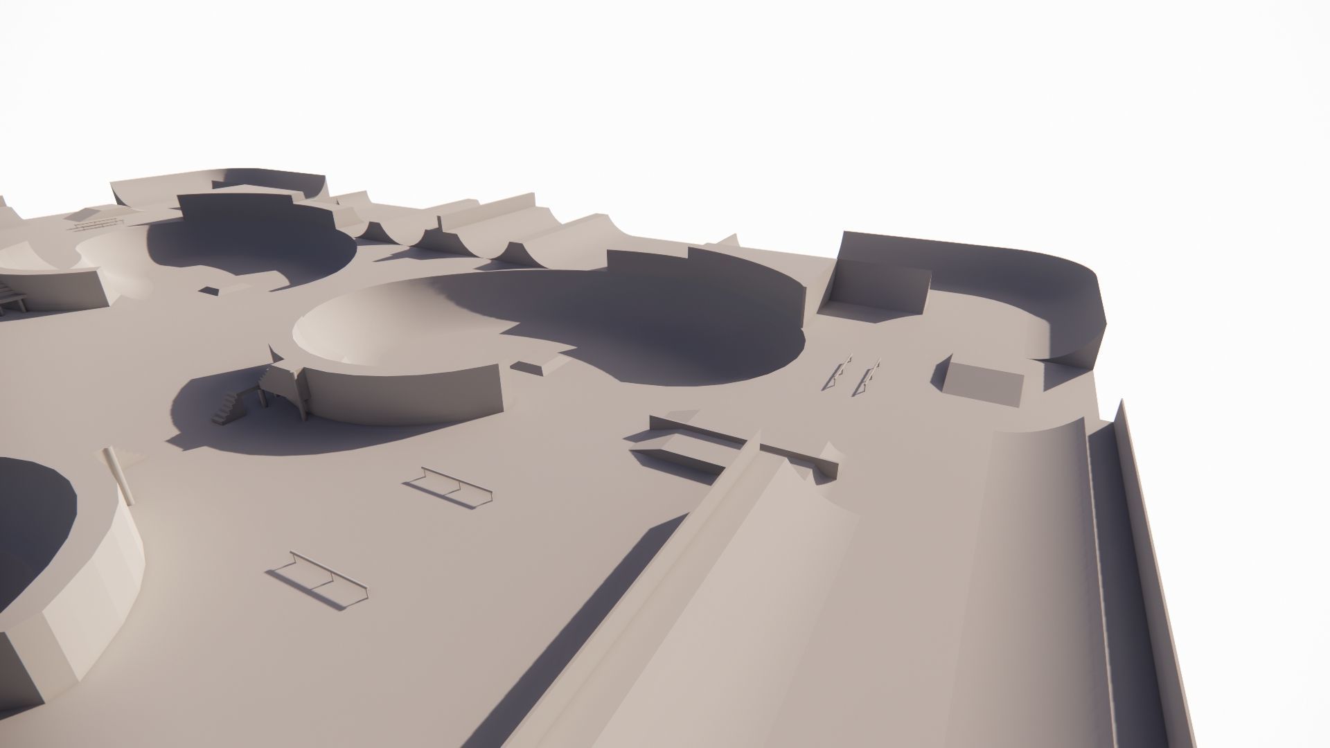 Skatepark-Skate Park PACK 3D model_17