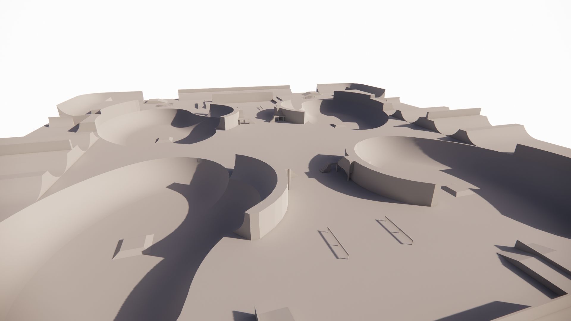 Skatepark-Skate Park PACK 3D model_16