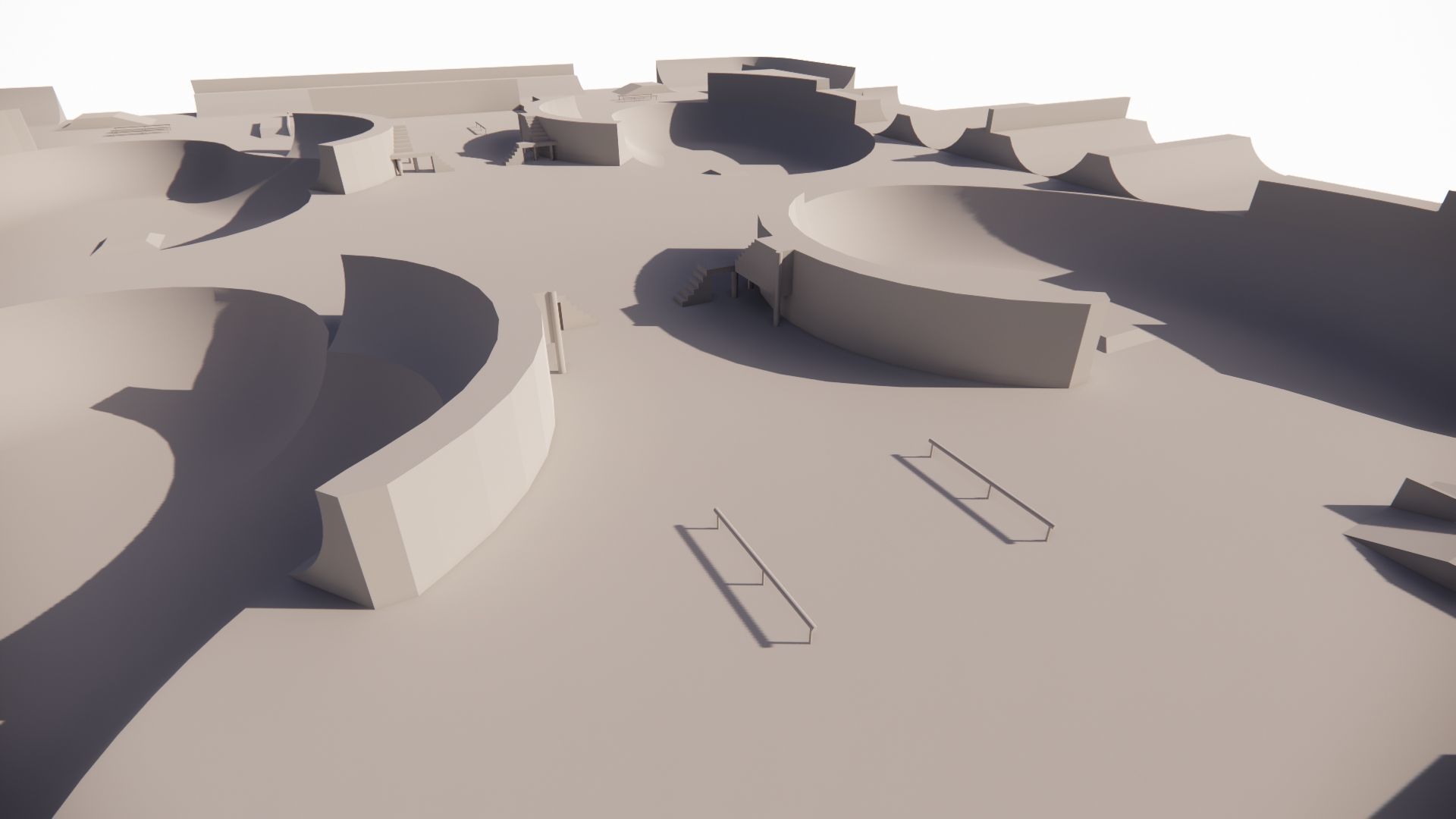 Skatepark-Skate Park PACK 3D model_15