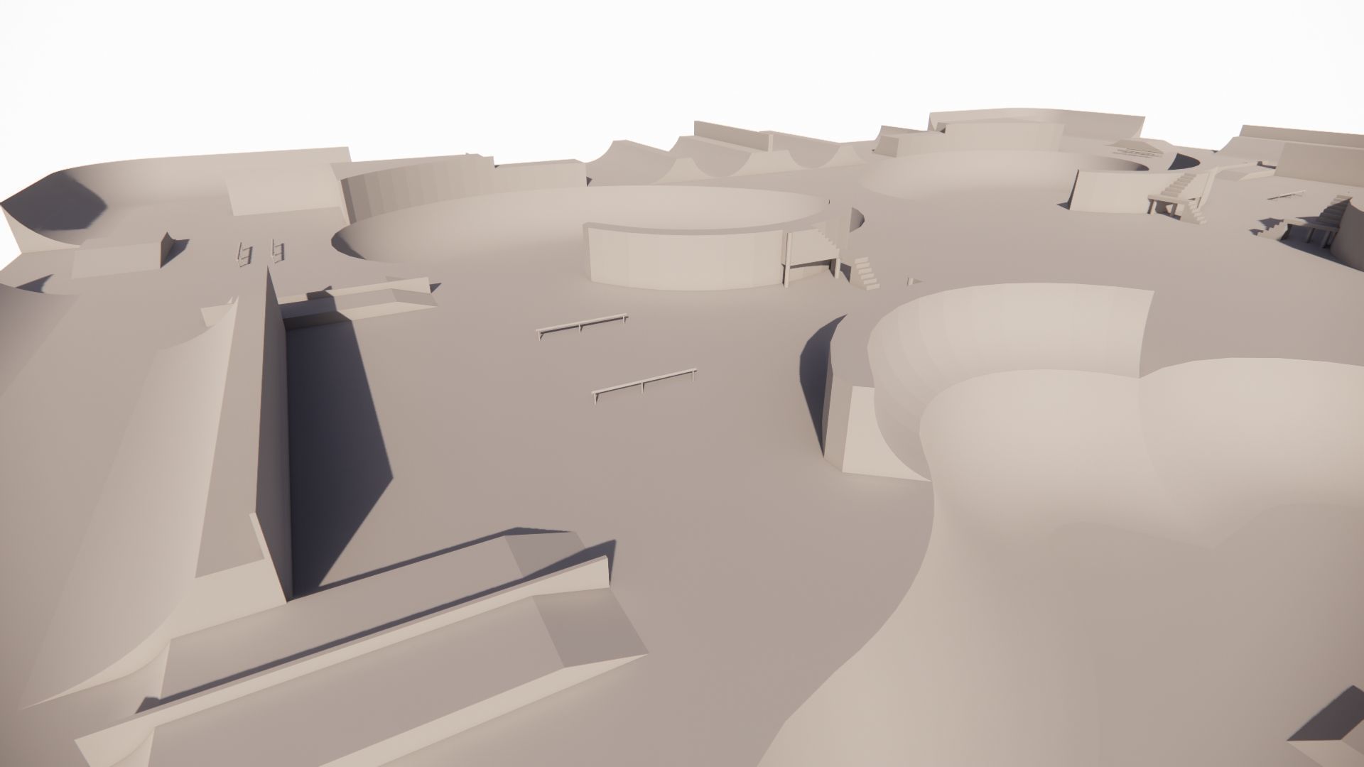 Skatepark-Skate Park PACK 3D model_14