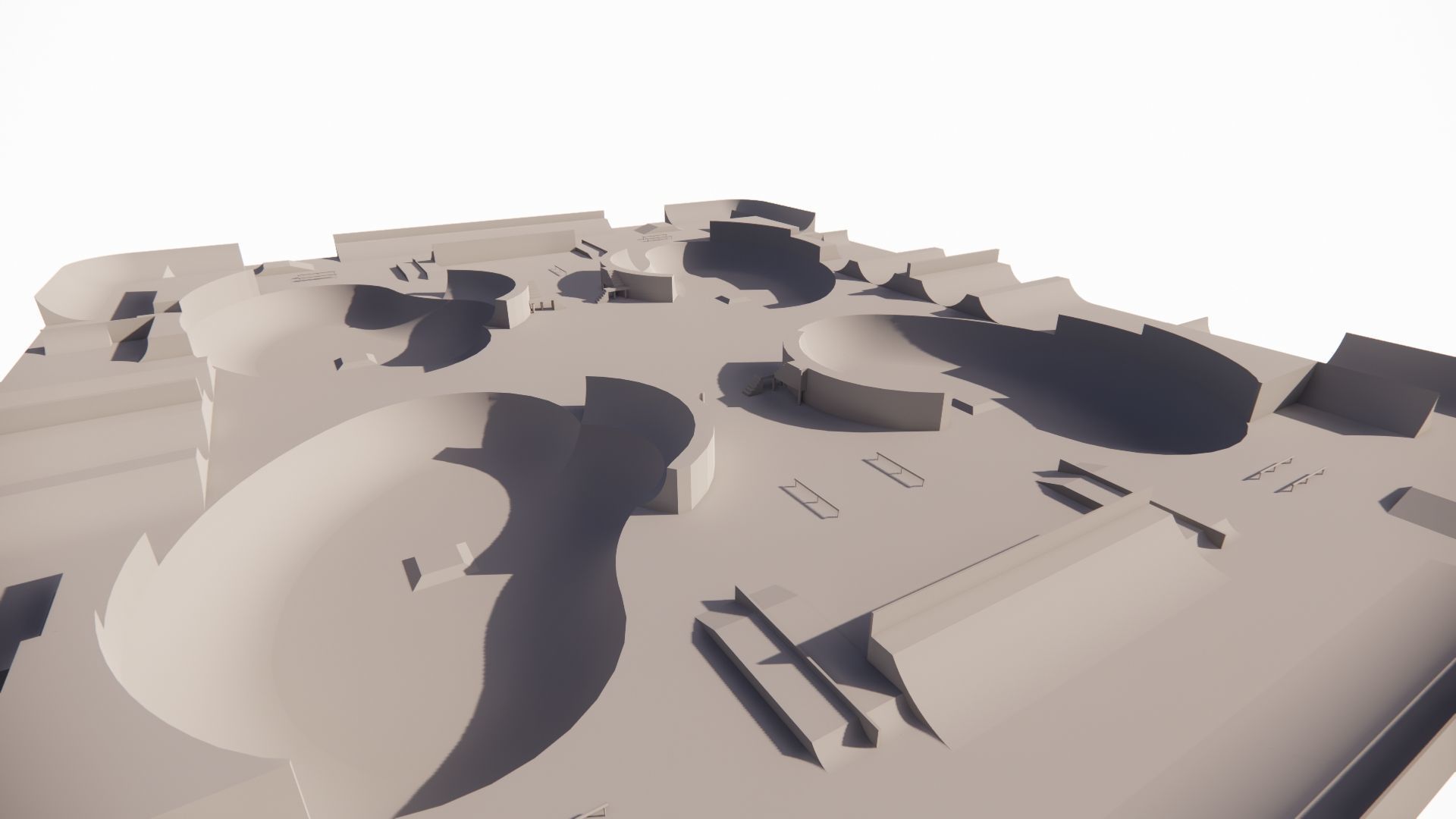 Skatepark-Skate Park PACK 3D model_18
