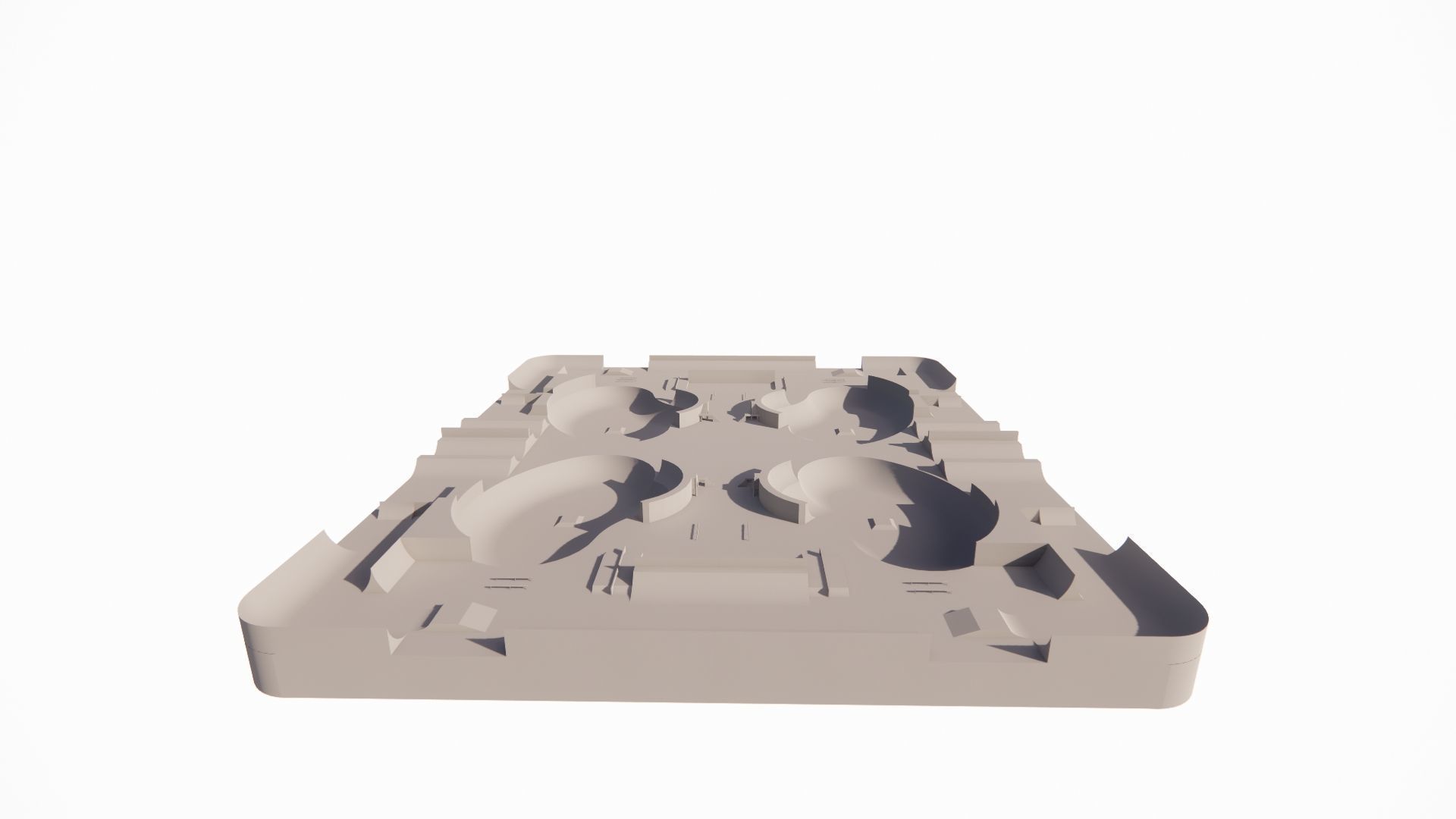 Skatepark-Skate Park PACK 3D model_4
