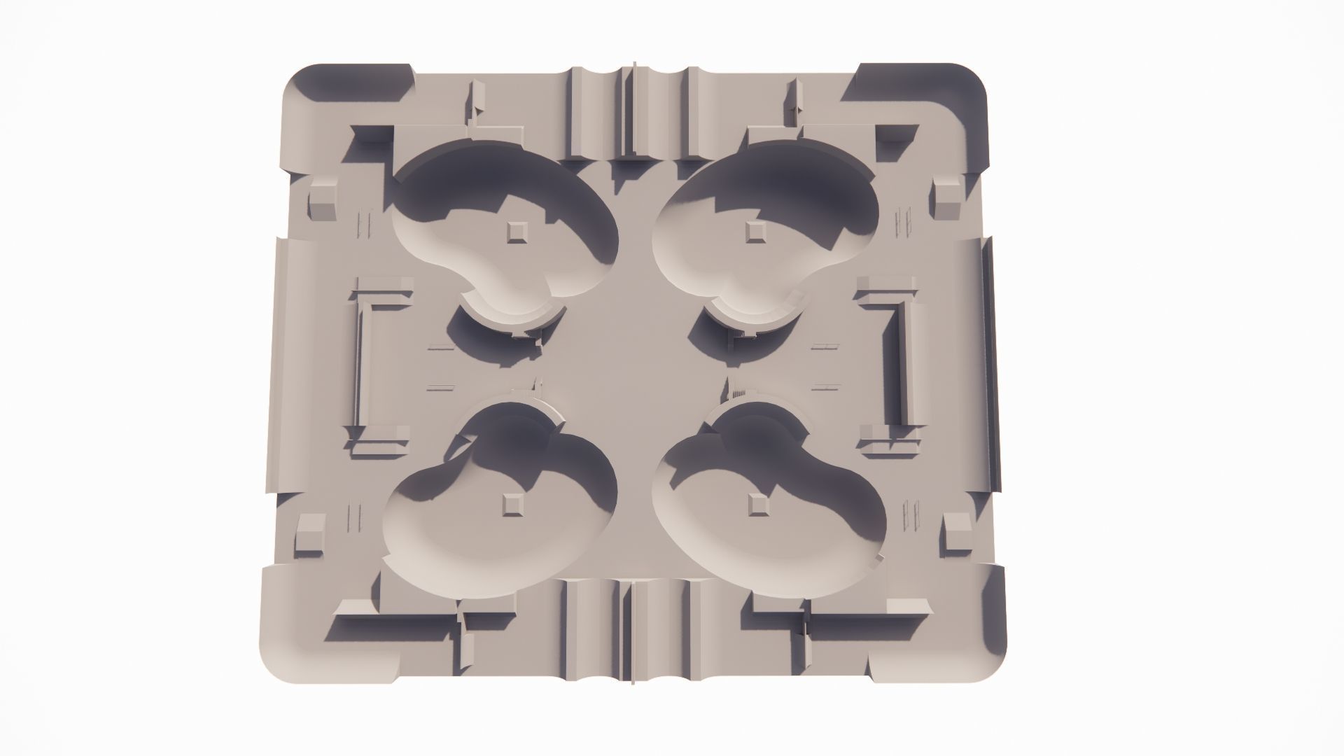 Skatepark-Skate Park PACK 3D model_10
