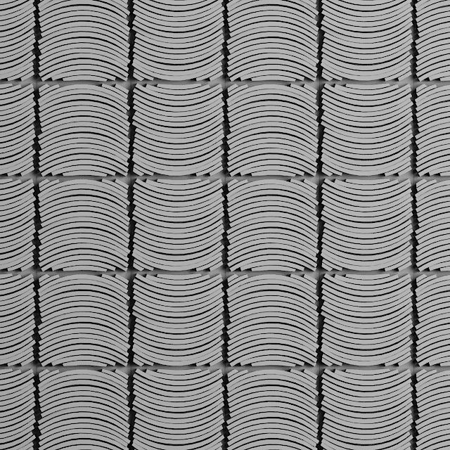 modern wall panel  Low-poly 3D model_6