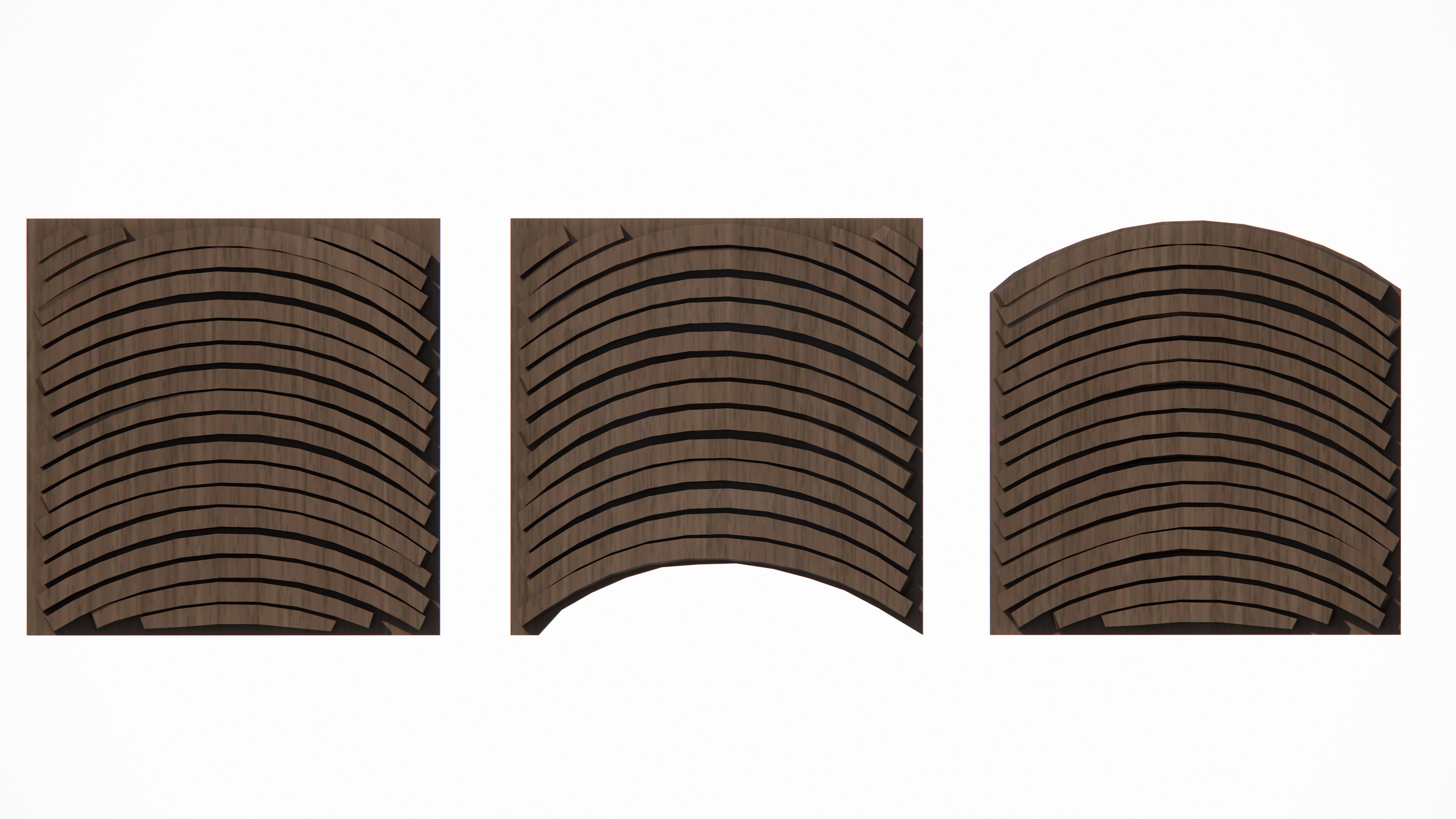 modern wall panel  Low-poly 3D model_4