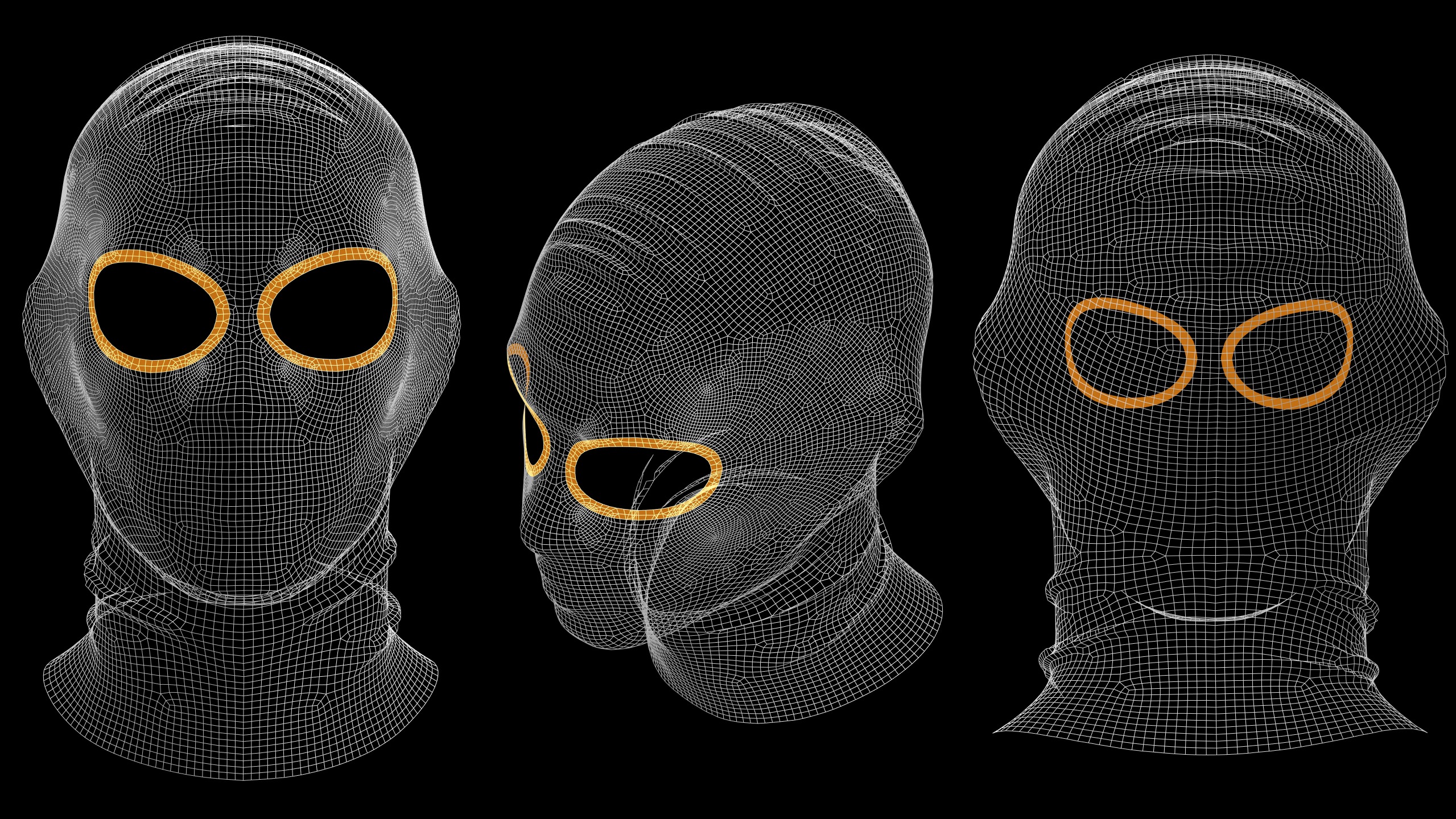 BASIC SKI MASK N2 mv2 highpoly 3D model_6