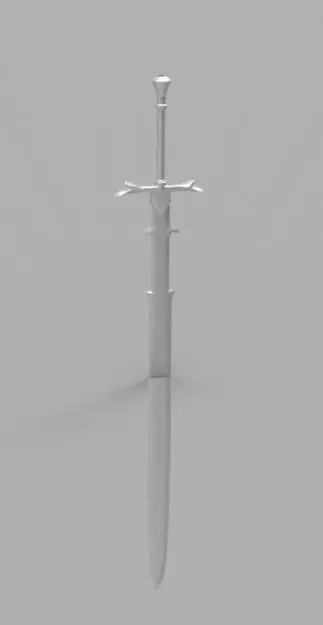 Greatsword lord of rings sword 3D model_0
