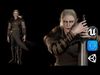Elf man Low-poly 3D model_1