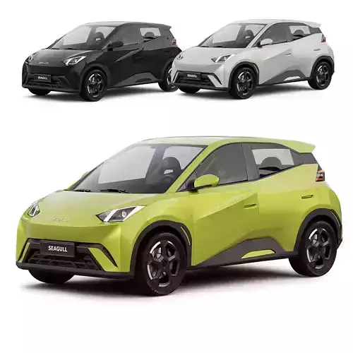 Byd Seagull Low-poly 3D model