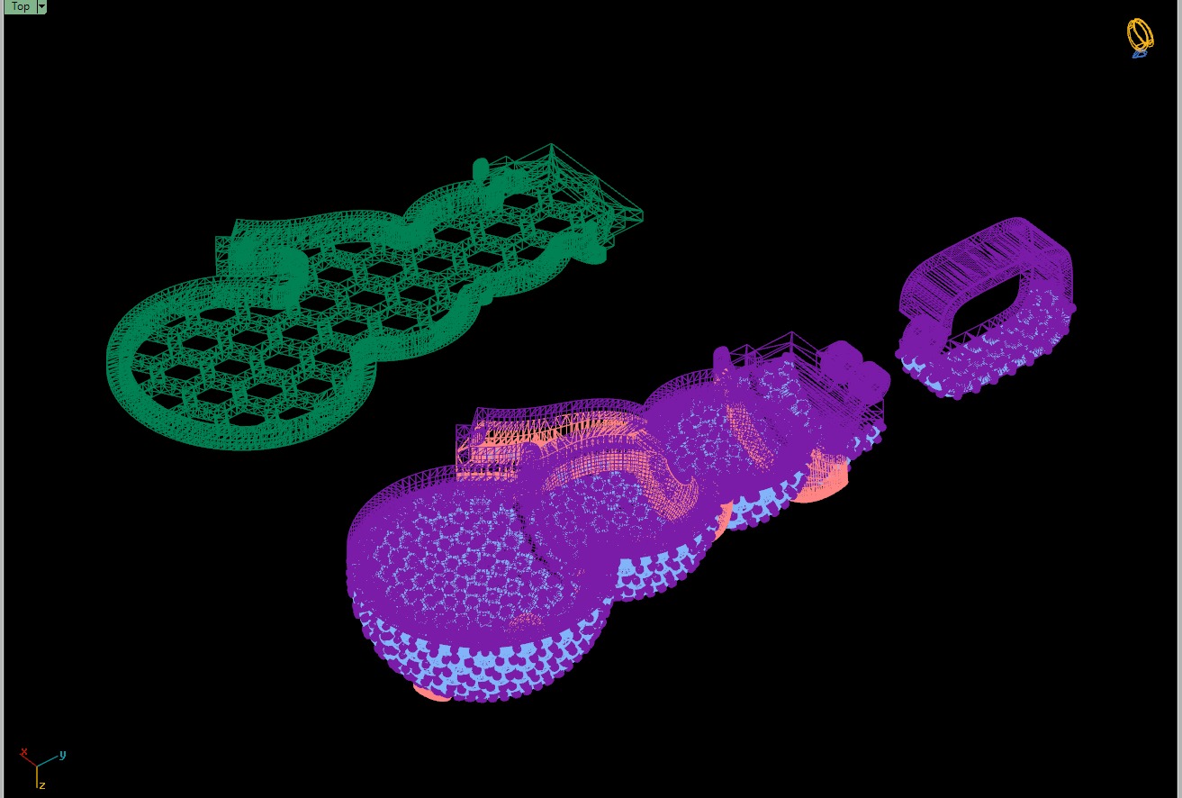 Custom Snow man Diamond Pendant - Snow Diamond Necklace 3D print model_14