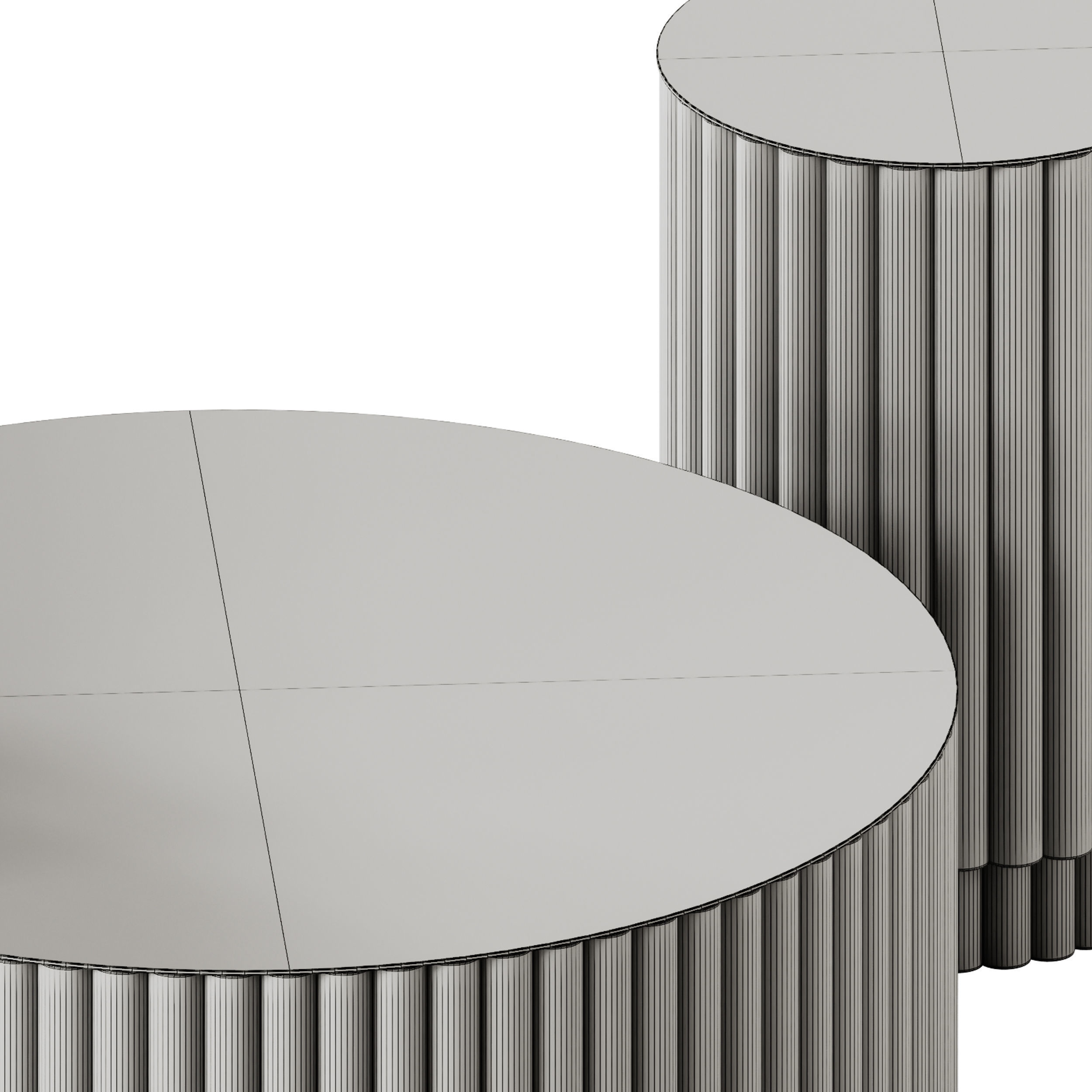 Soho Home Barrel Coffee Tables 3D model_6