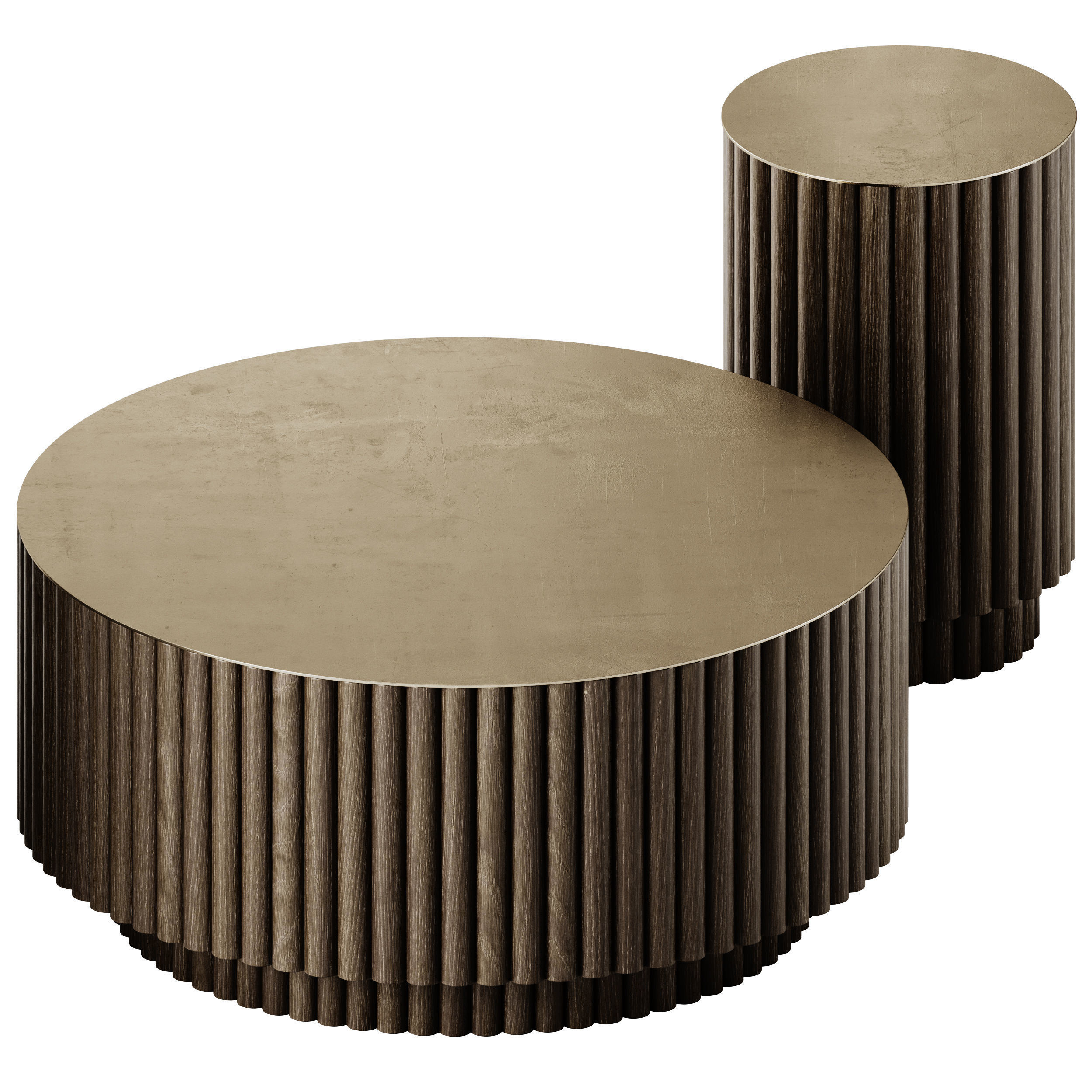 Soho Home Barrel Coffee Tables 3D model_1
