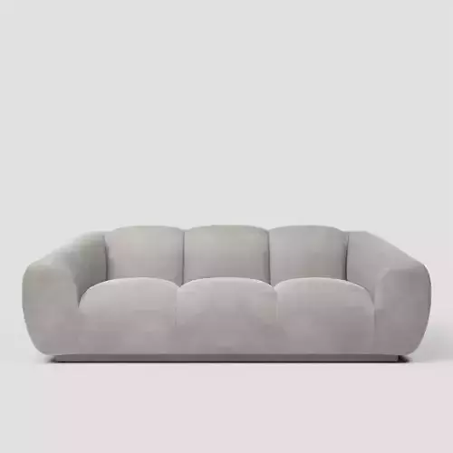 Brianna Cream Velvet Sofa