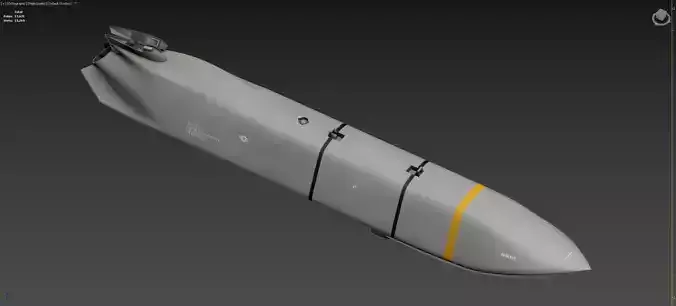 AGM-158 JASSM 3D model