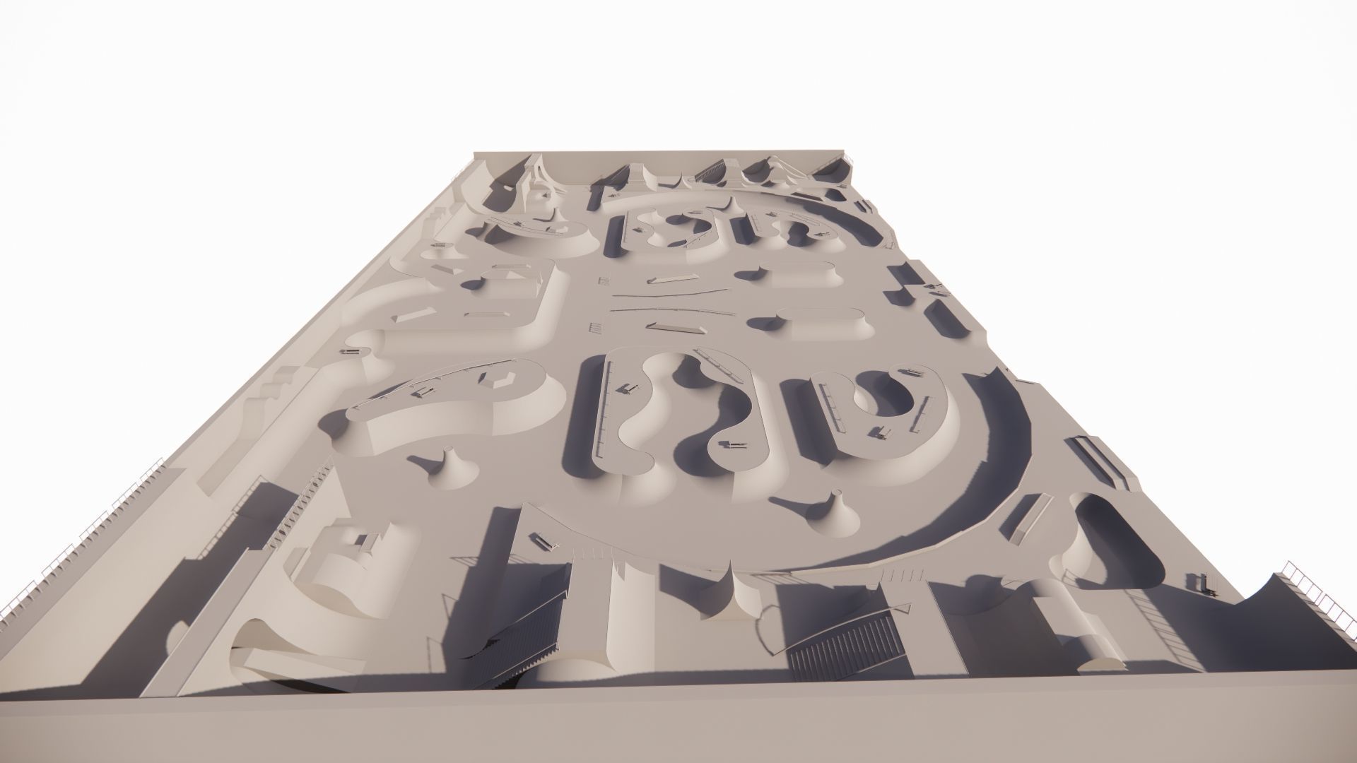 Skatepark-Skate Park PACK 3D model_20