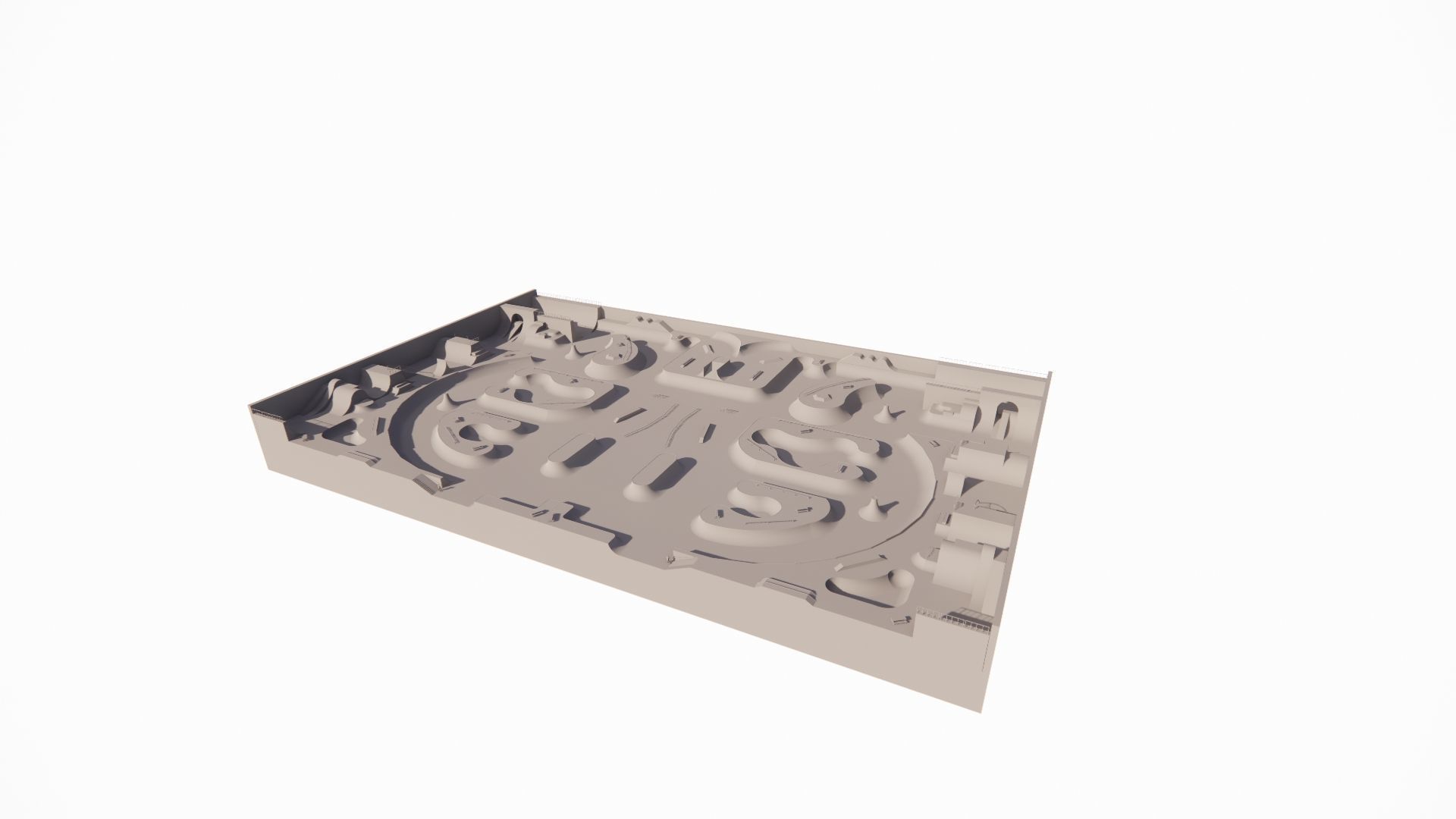 Skatepark-Skate Park PACK 3D model_3