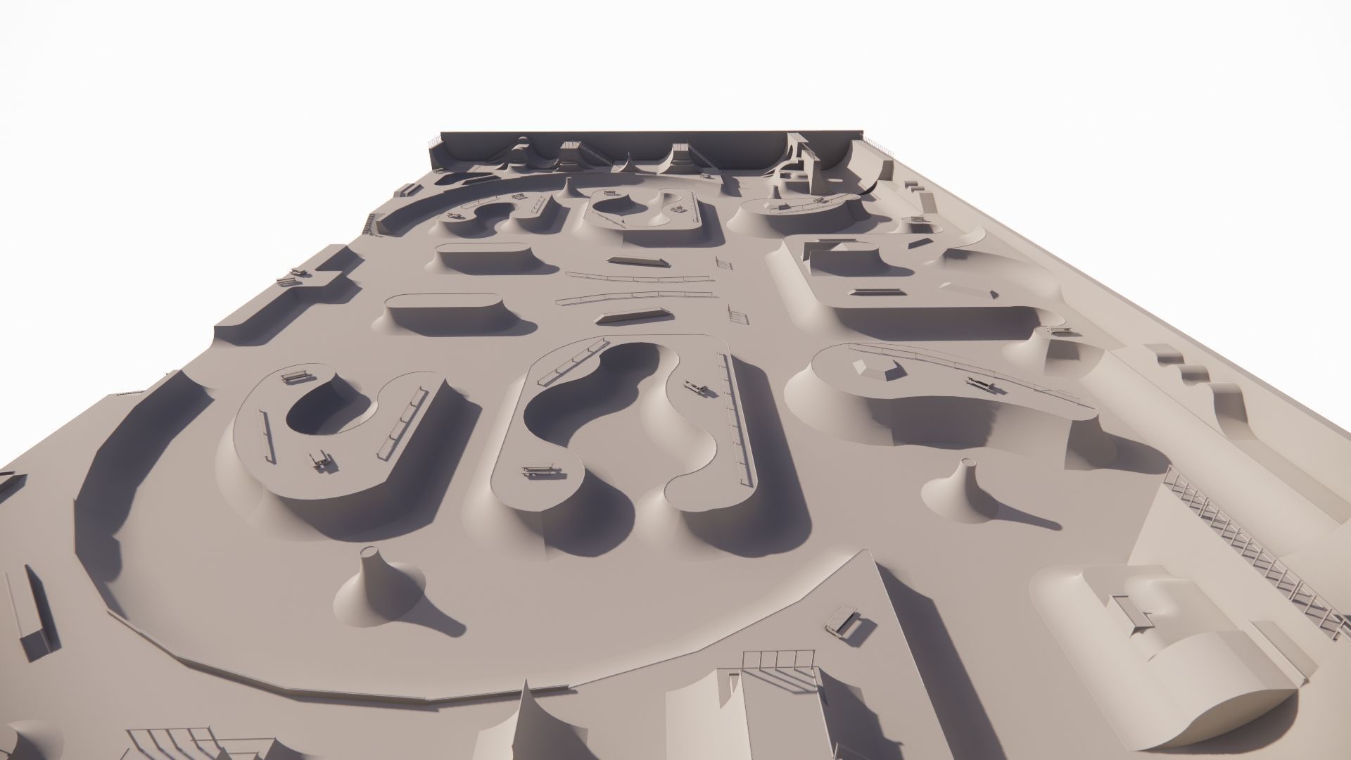 Skatepark-Skate Park PACK 3D model_18