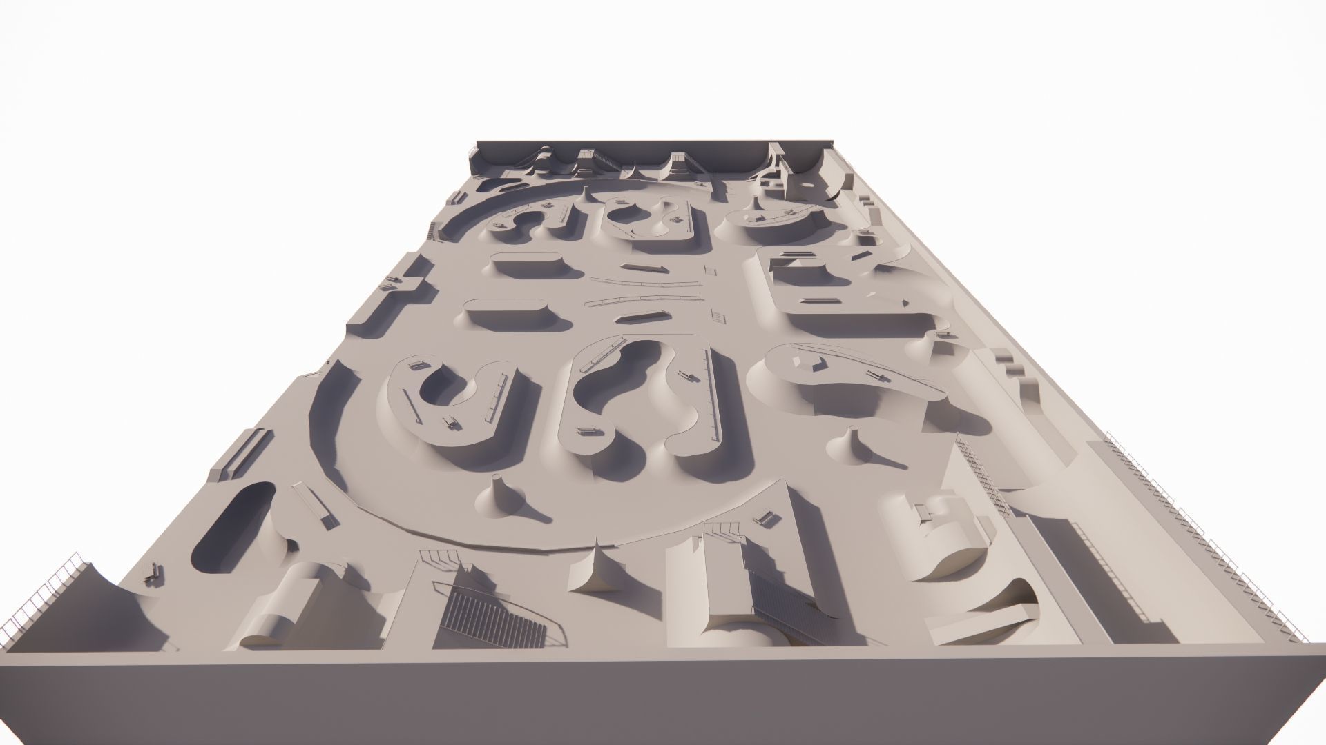 Skatepark-Skate Park PACK 3D model_19