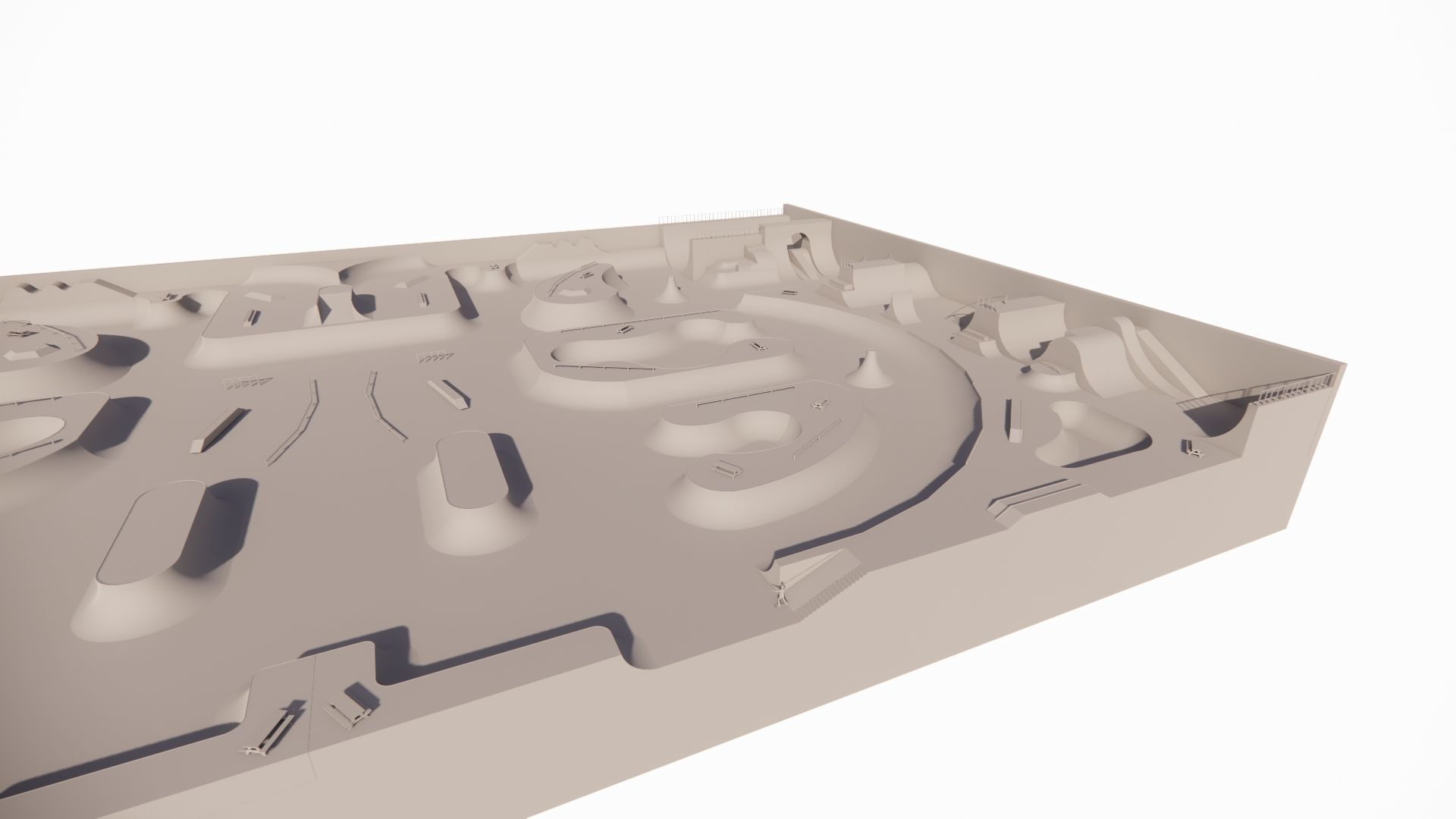 Skatepark-Skate Park PACK 3D model_14