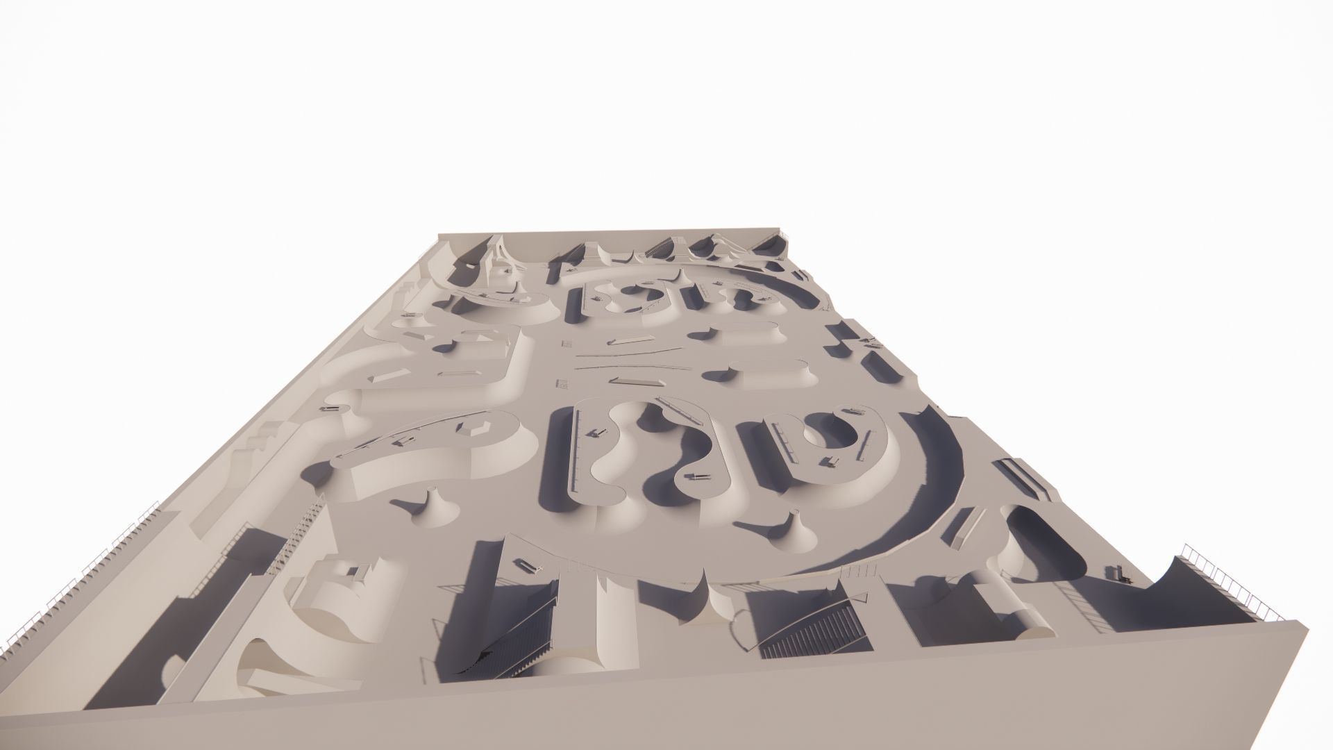 Skatepark-Skate Park PACK 3D model_4