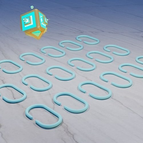 Curtain hooks Free 3D print model
