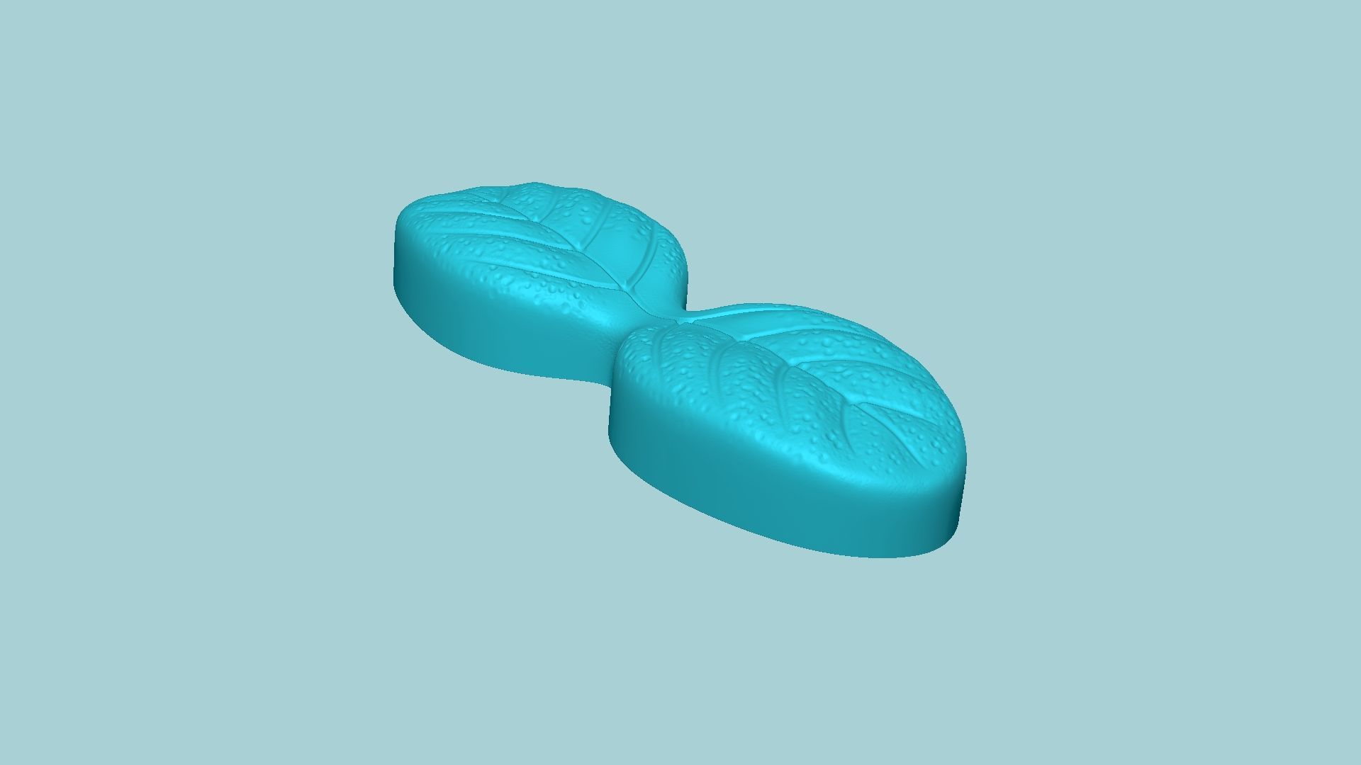 Thyme Leaf Mold - Artificial Herb Molding Tool 3D print model_5