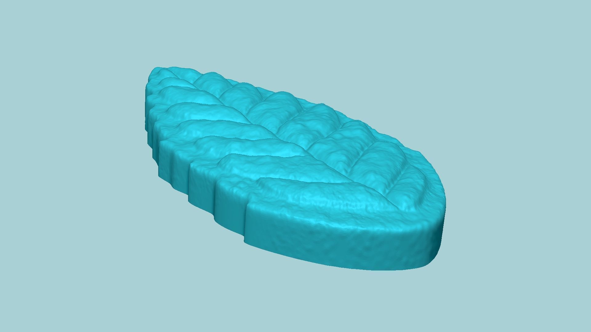 Peppermint Leaf Mold - Artificial Herb Molding Tool 3D print model_5