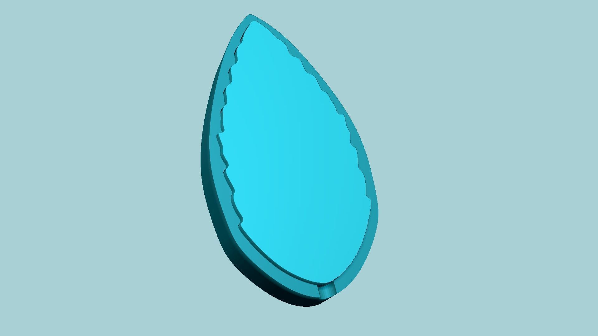 Peppermint Leaf Mold - Artificial Herb Molding Tool 3D print model_7