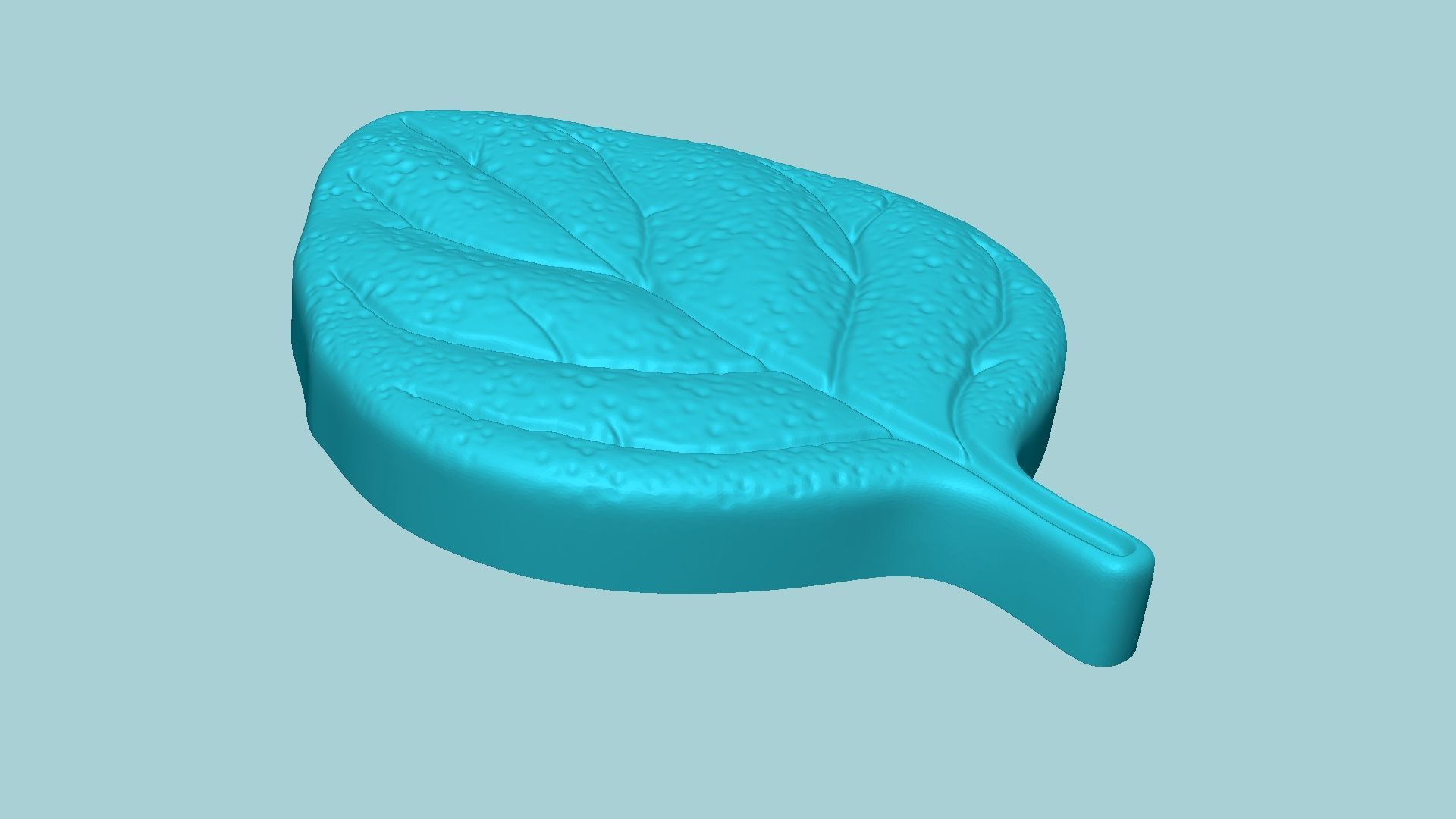 Oregano Leaf Mold - Artificial Herb Molding Tool 3D print model_5