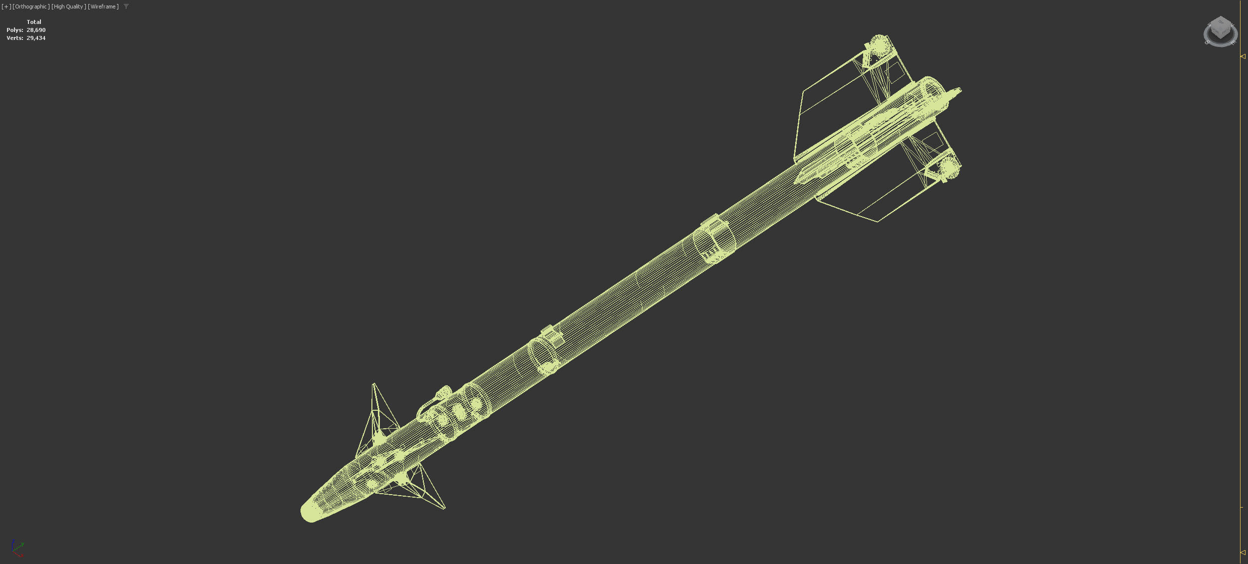 AIM-9M  3D model_4
