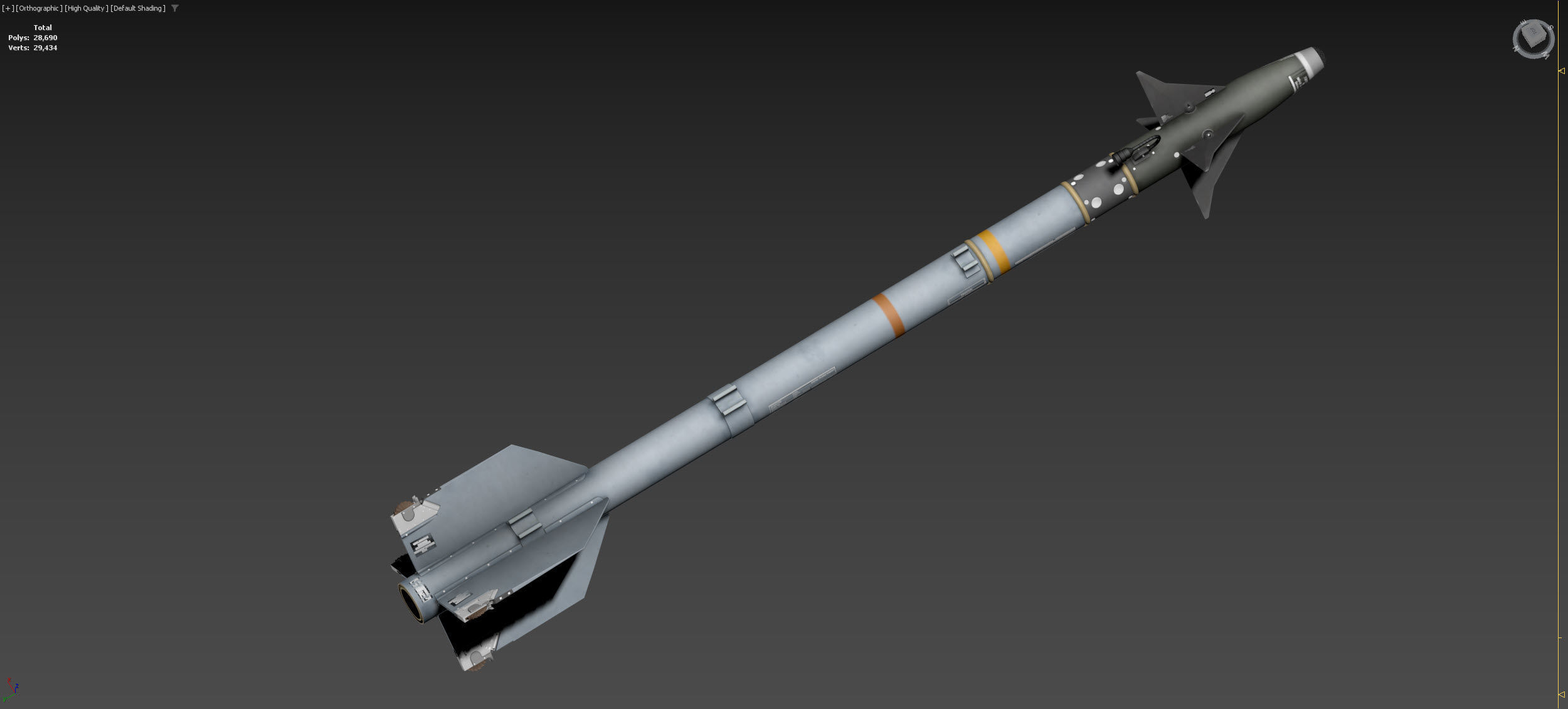 AIM-9M  3D model_5
