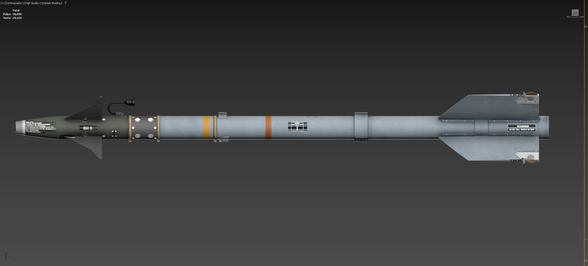 AIM-9M  3D model_2