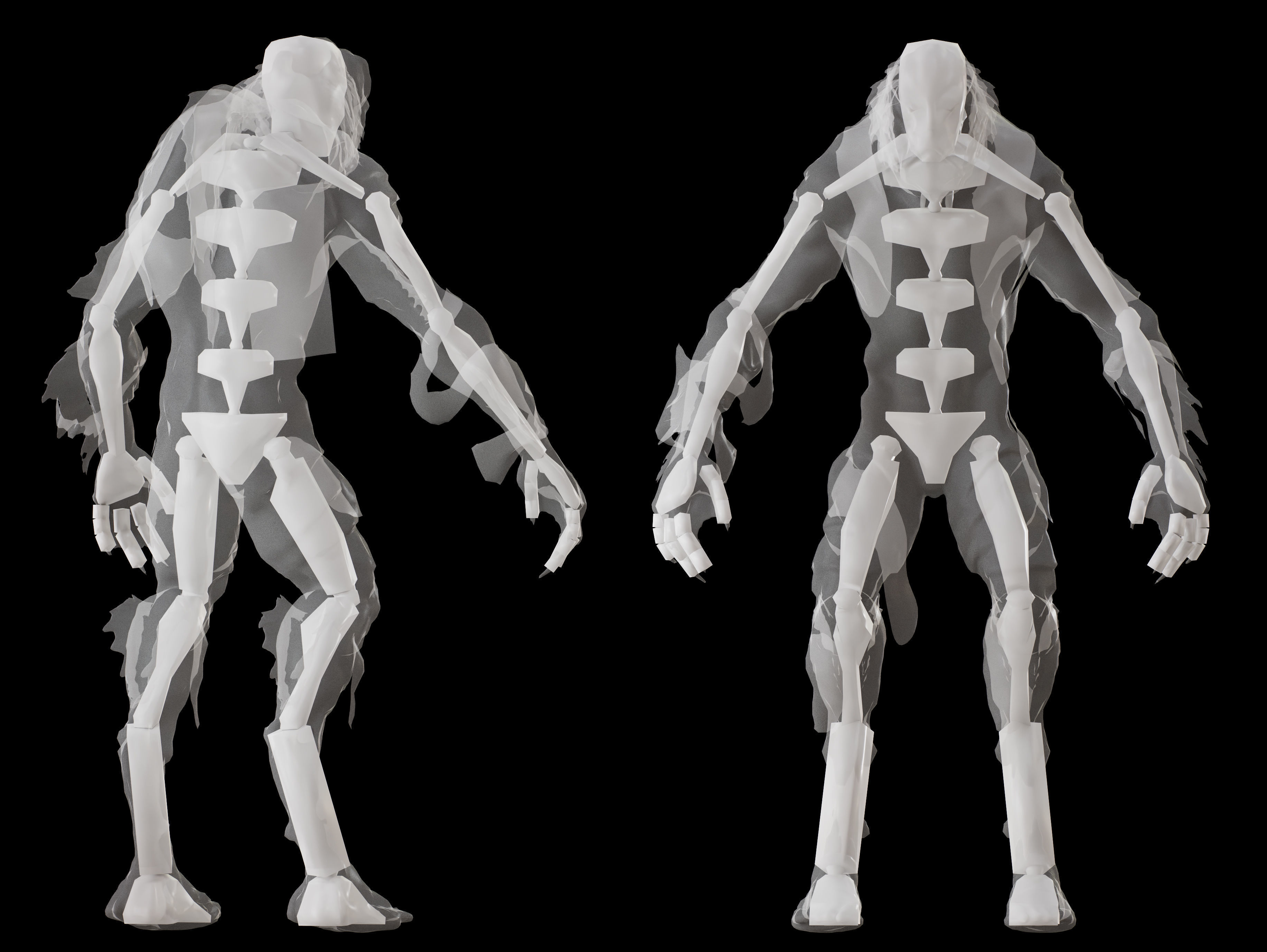 Swamp Thing Low-poly 3D model_12